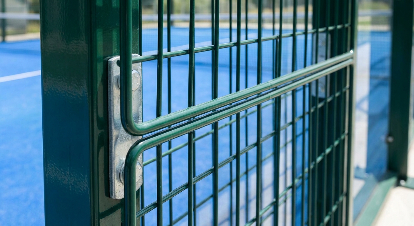 Padel court wire mesh fencing