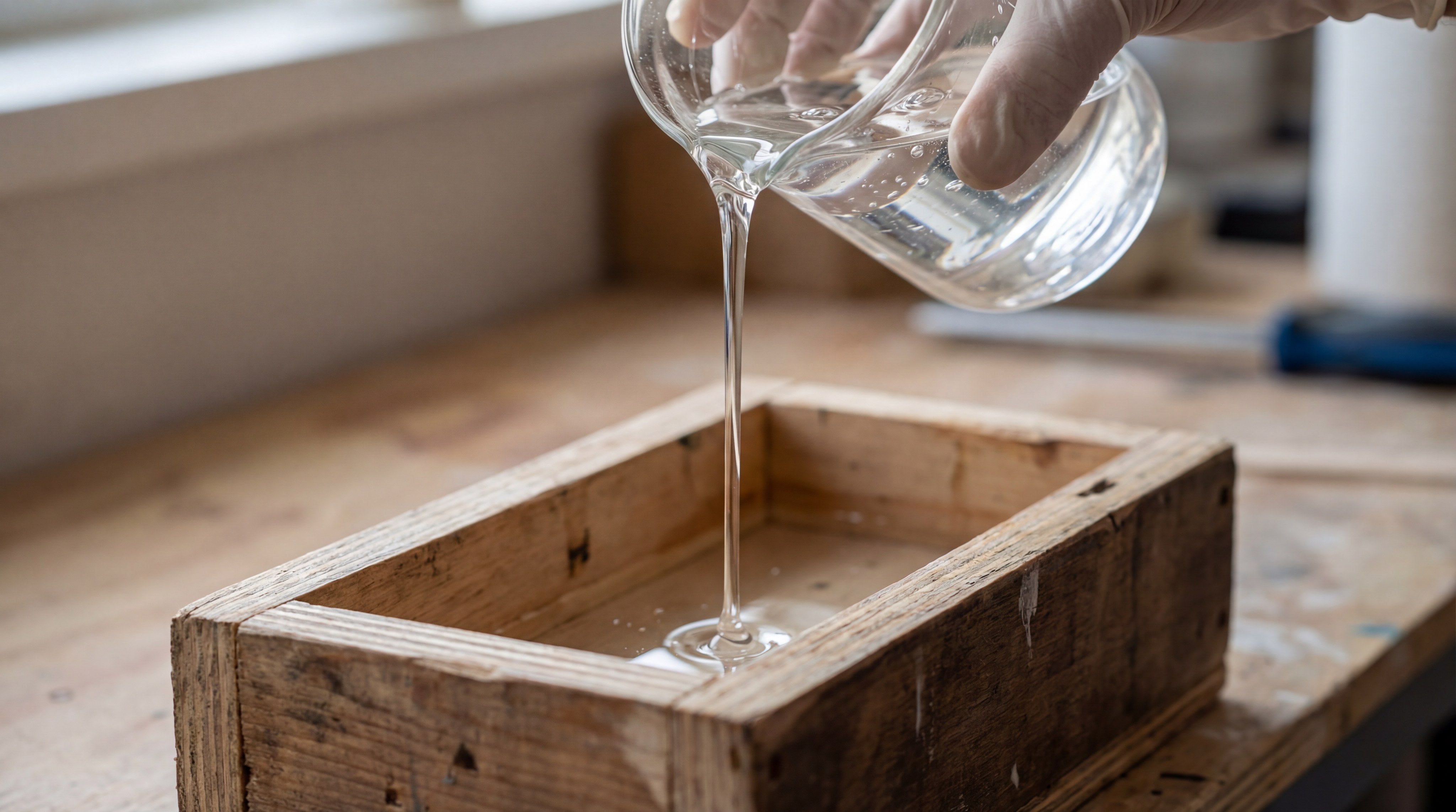 Liquid silicone pour technique