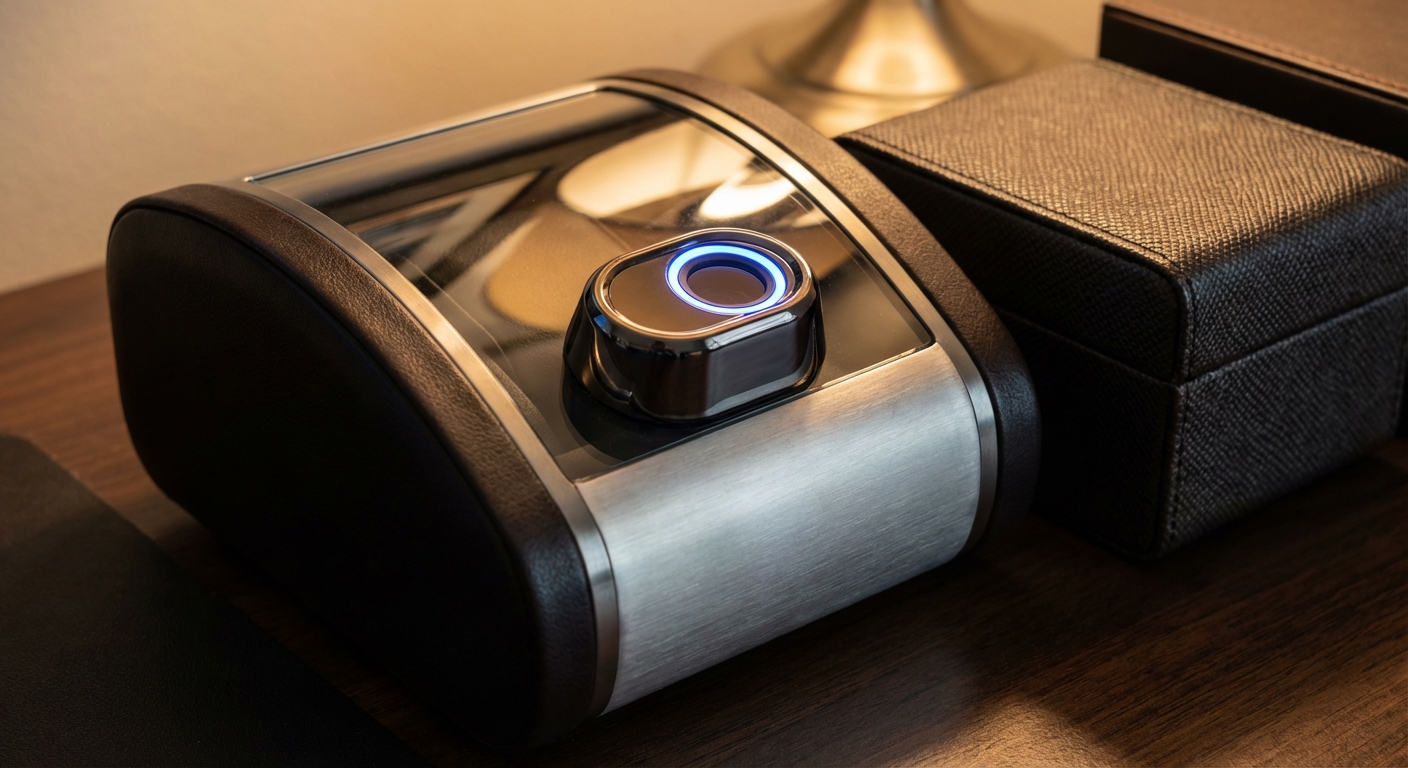 biometric fingerprint scanner watch safe