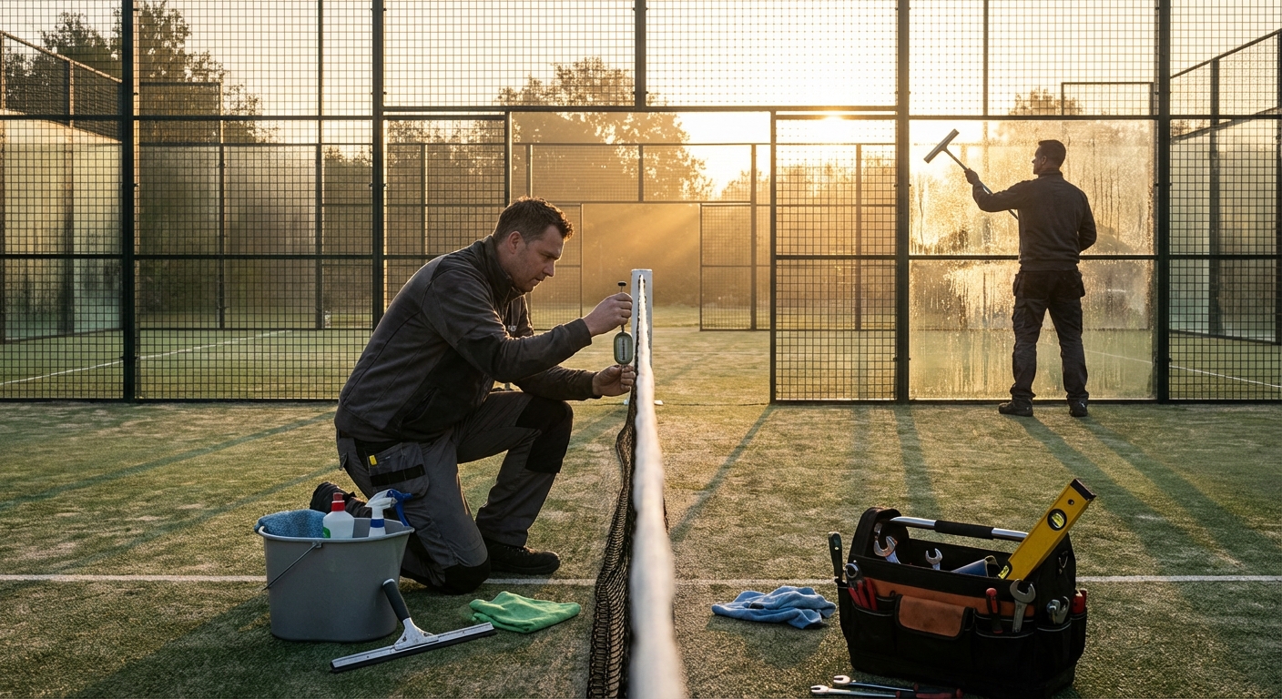 padel court maintenance technician