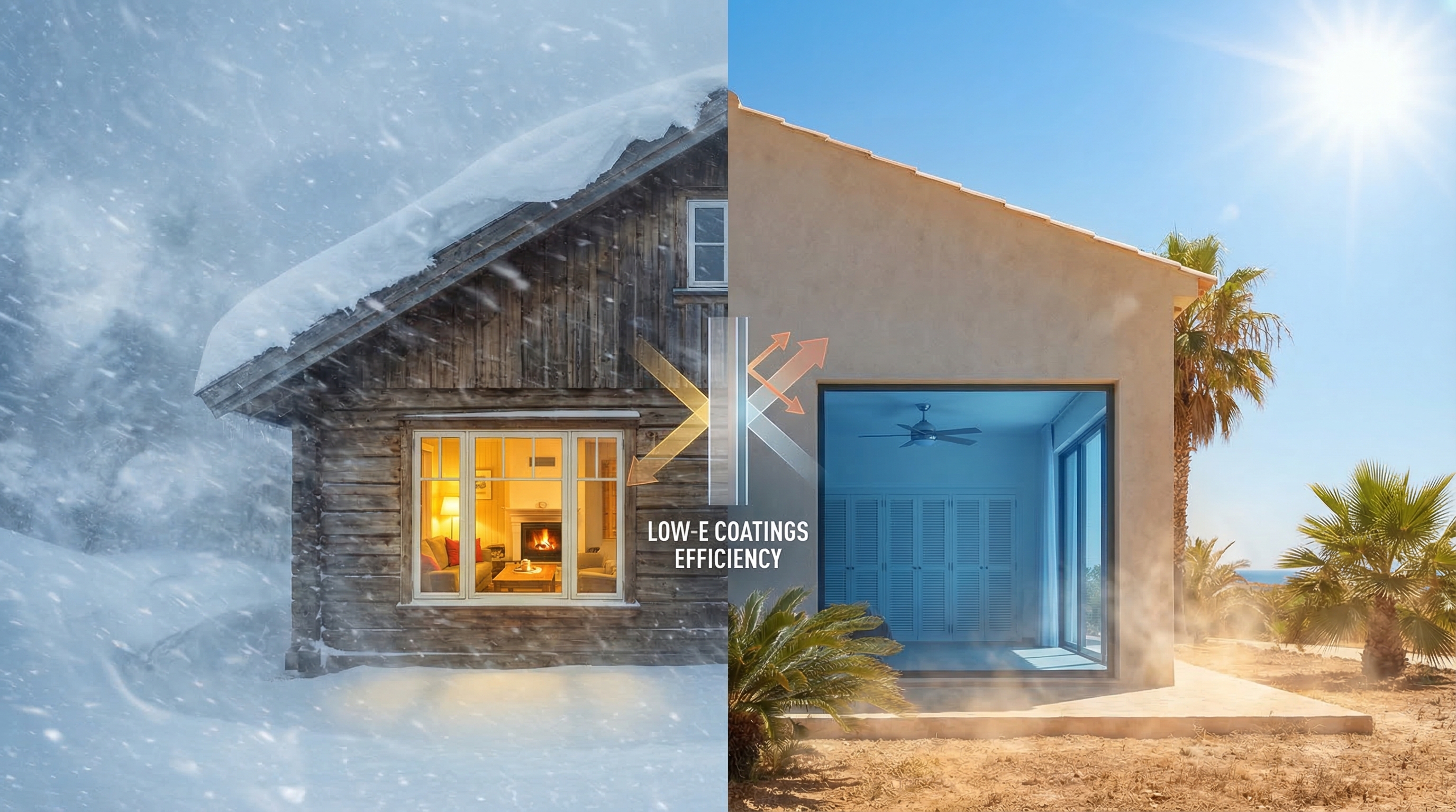 low e coating climate comparison