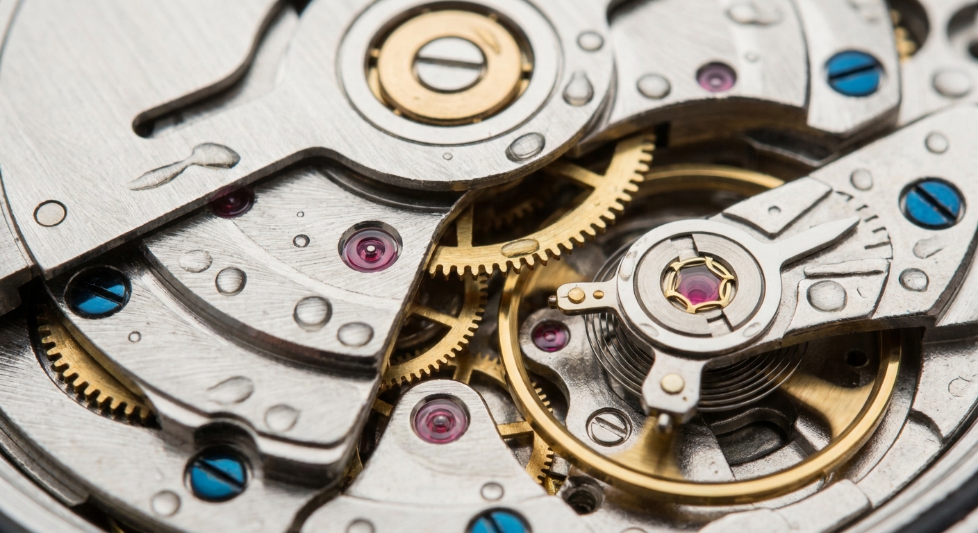 Macro Watch Caliber Lubrication