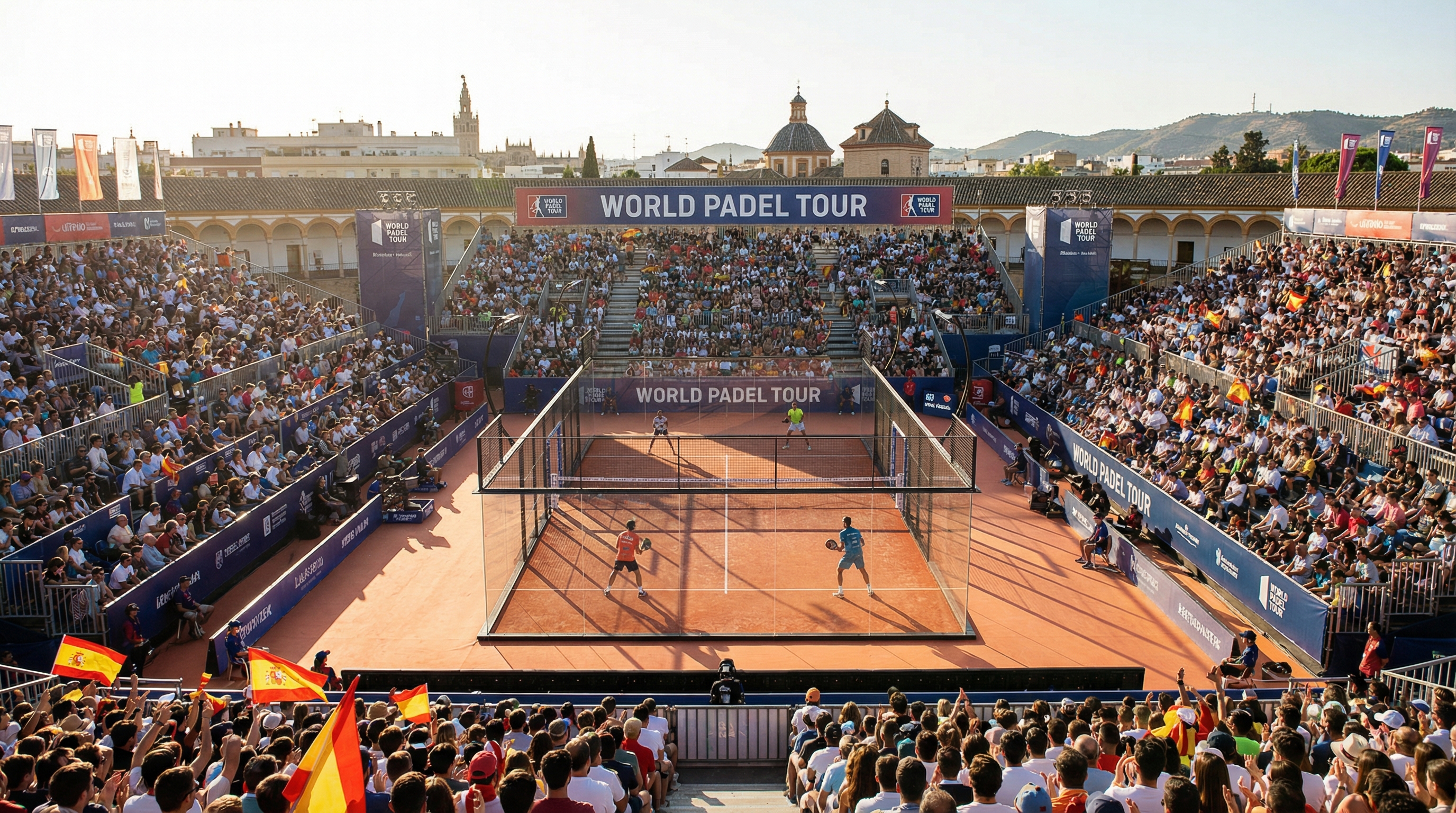 padel tournament spain crowd