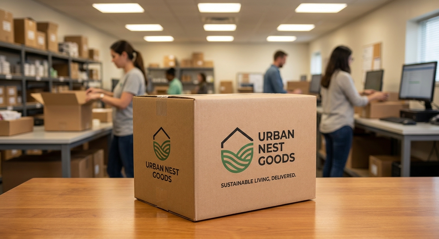 Customized Branded Cardboard Shipping Box Product Presentation