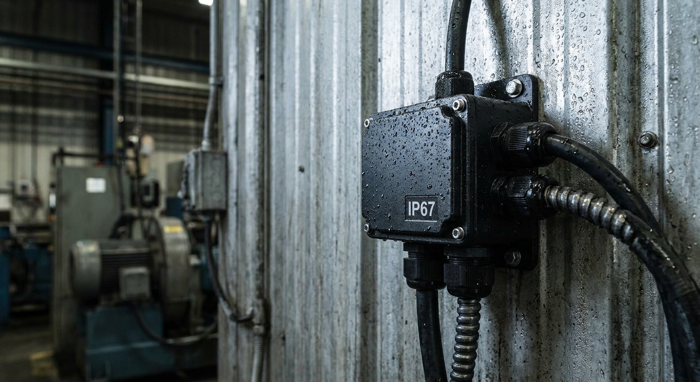 IP67 Waterproof Industrial Power Adapter Box