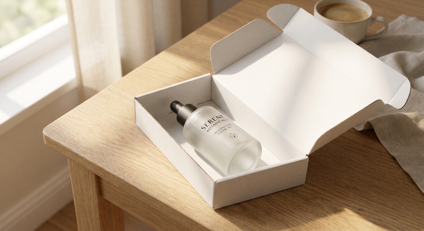 Luxury Cosmetic Product Unboxing Experience