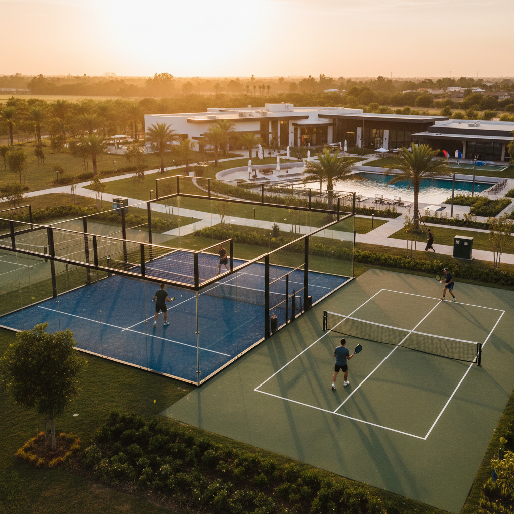 padel vs pickleball court comparison