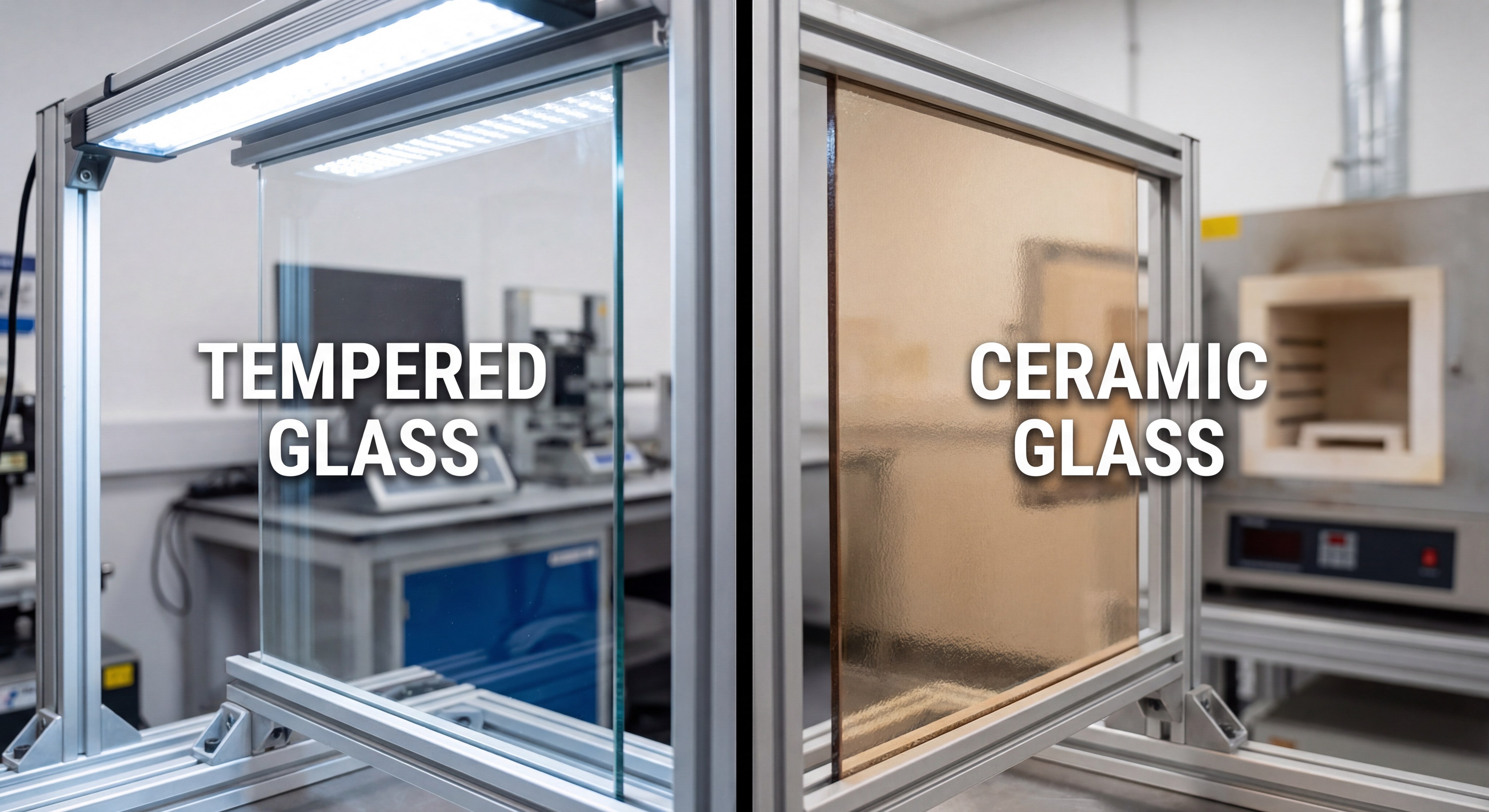 Tempered vs Ceramic glass Comparison