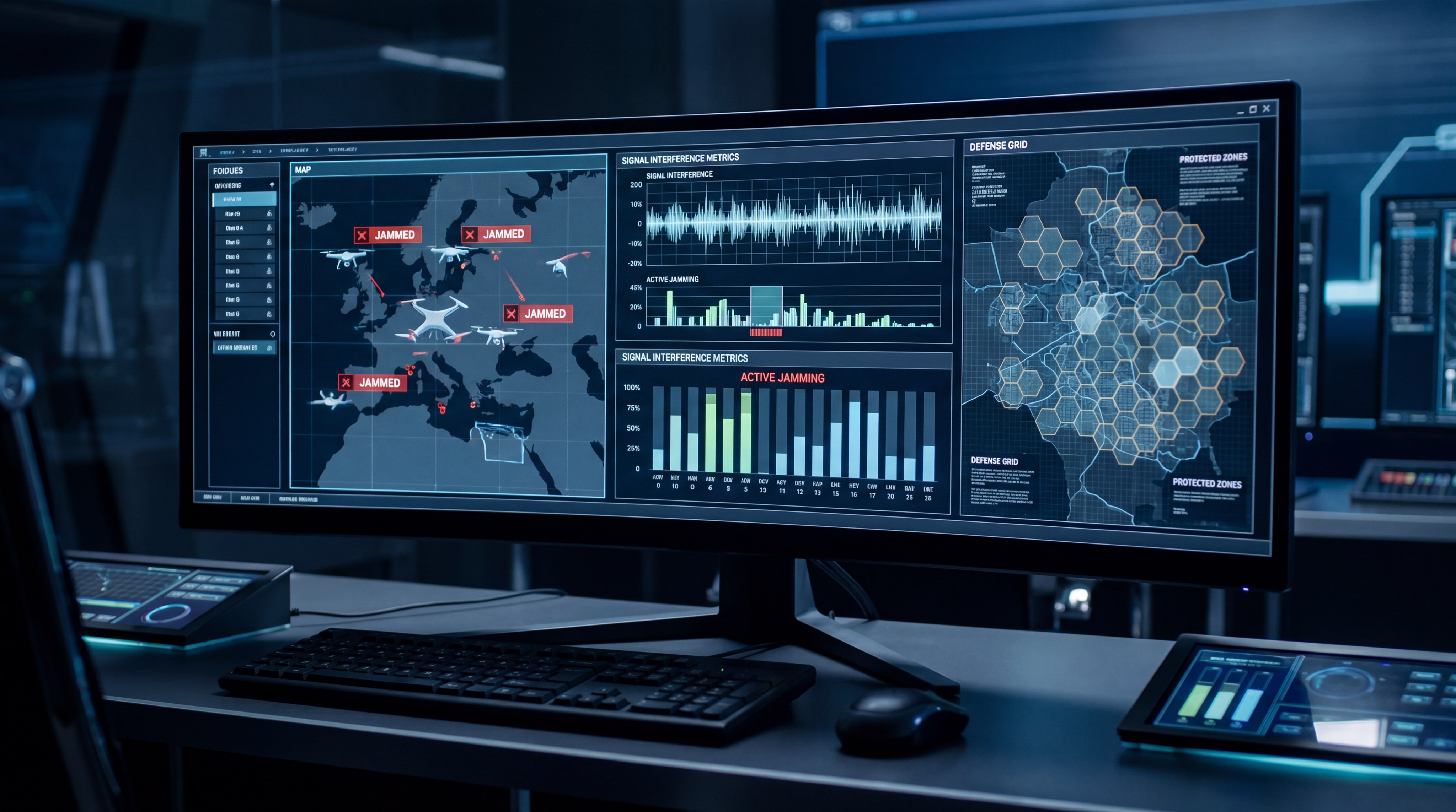 Modern Control Room Screen