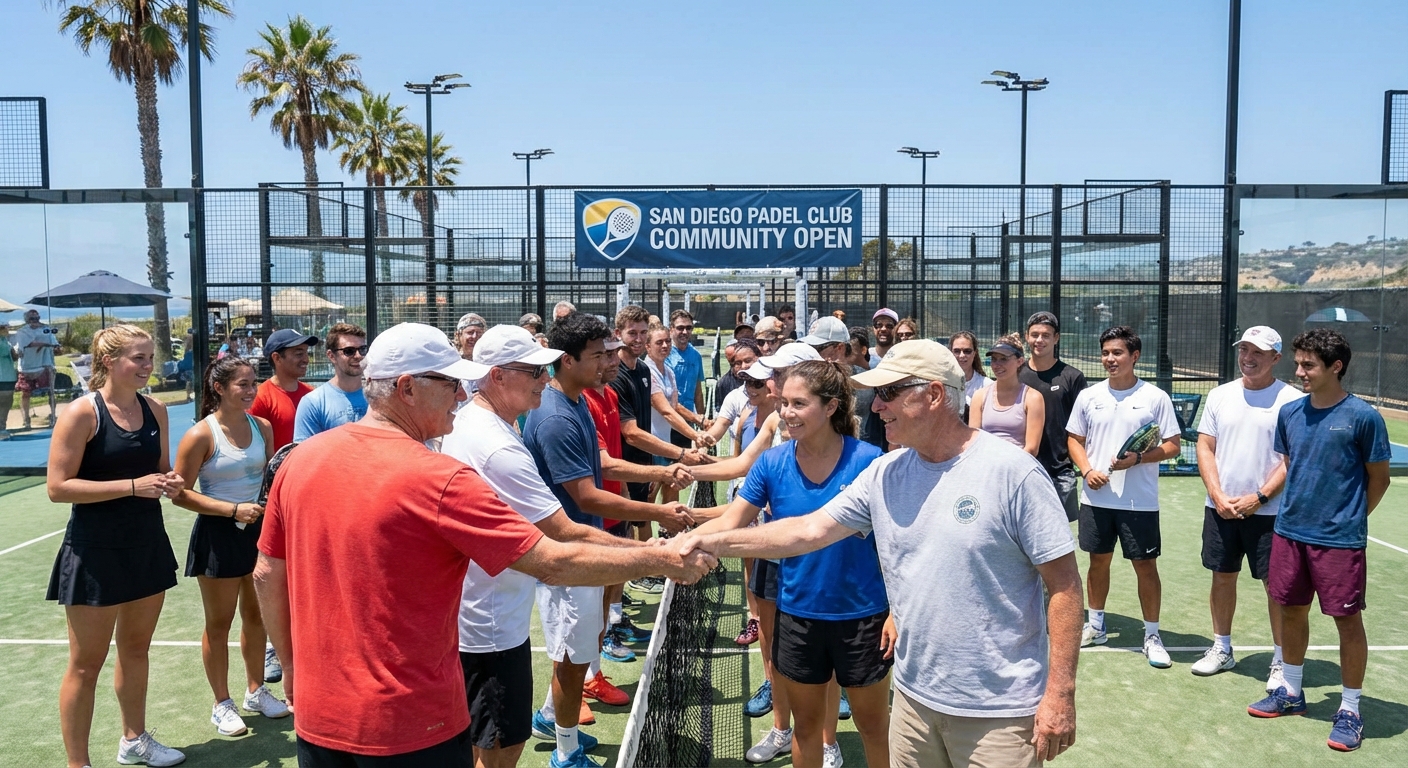 padel court community gathering