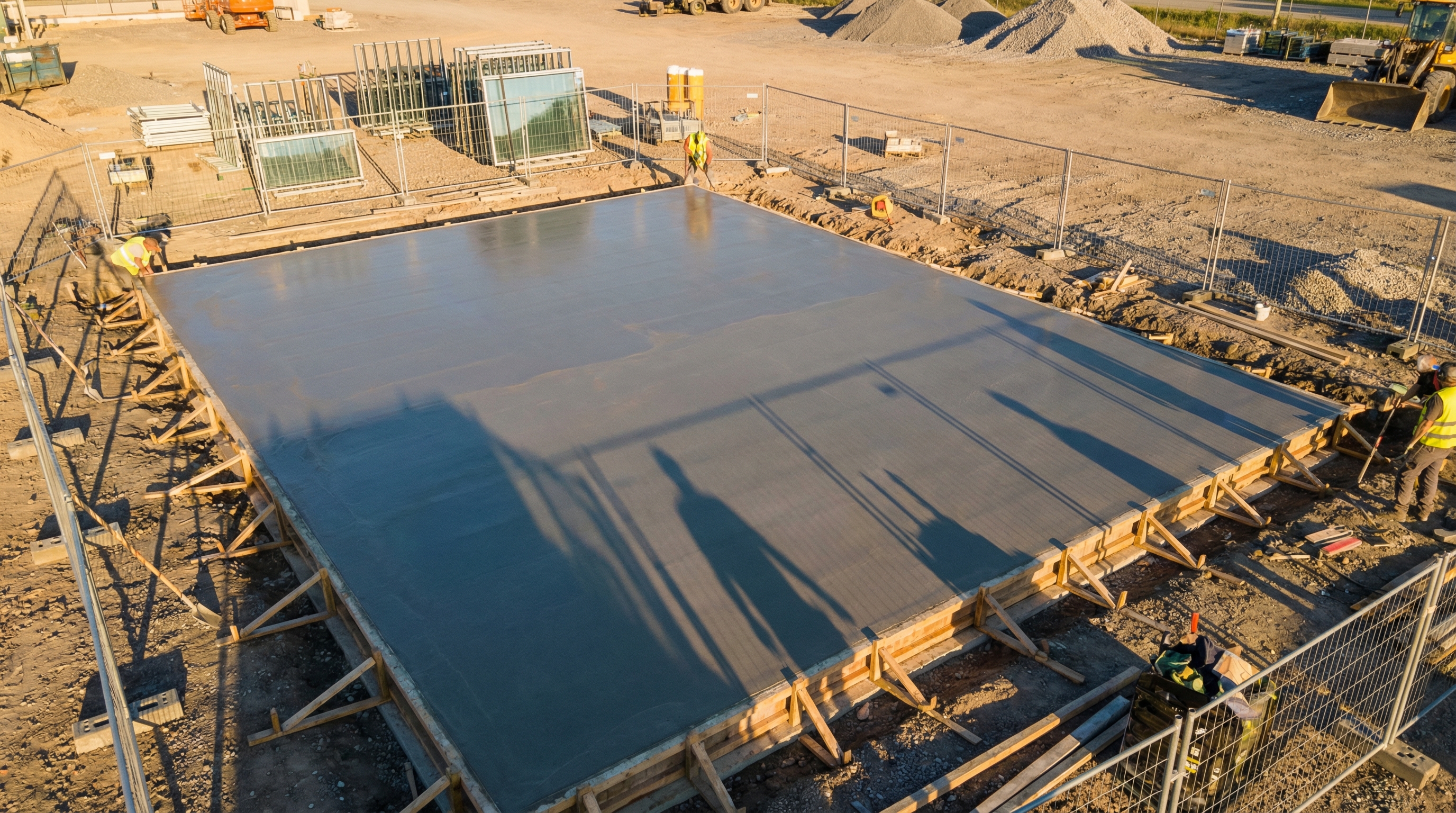 padel court construction preparation