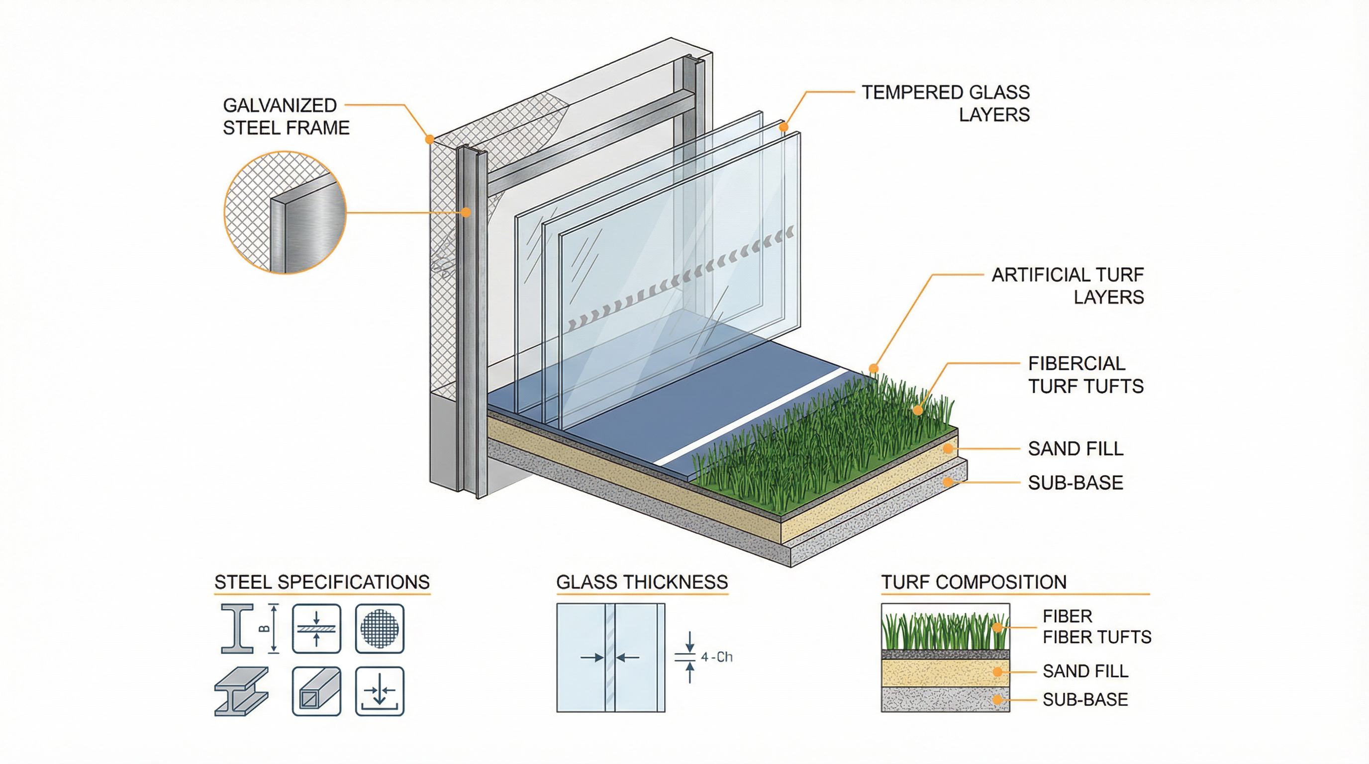 padel court technical diagram