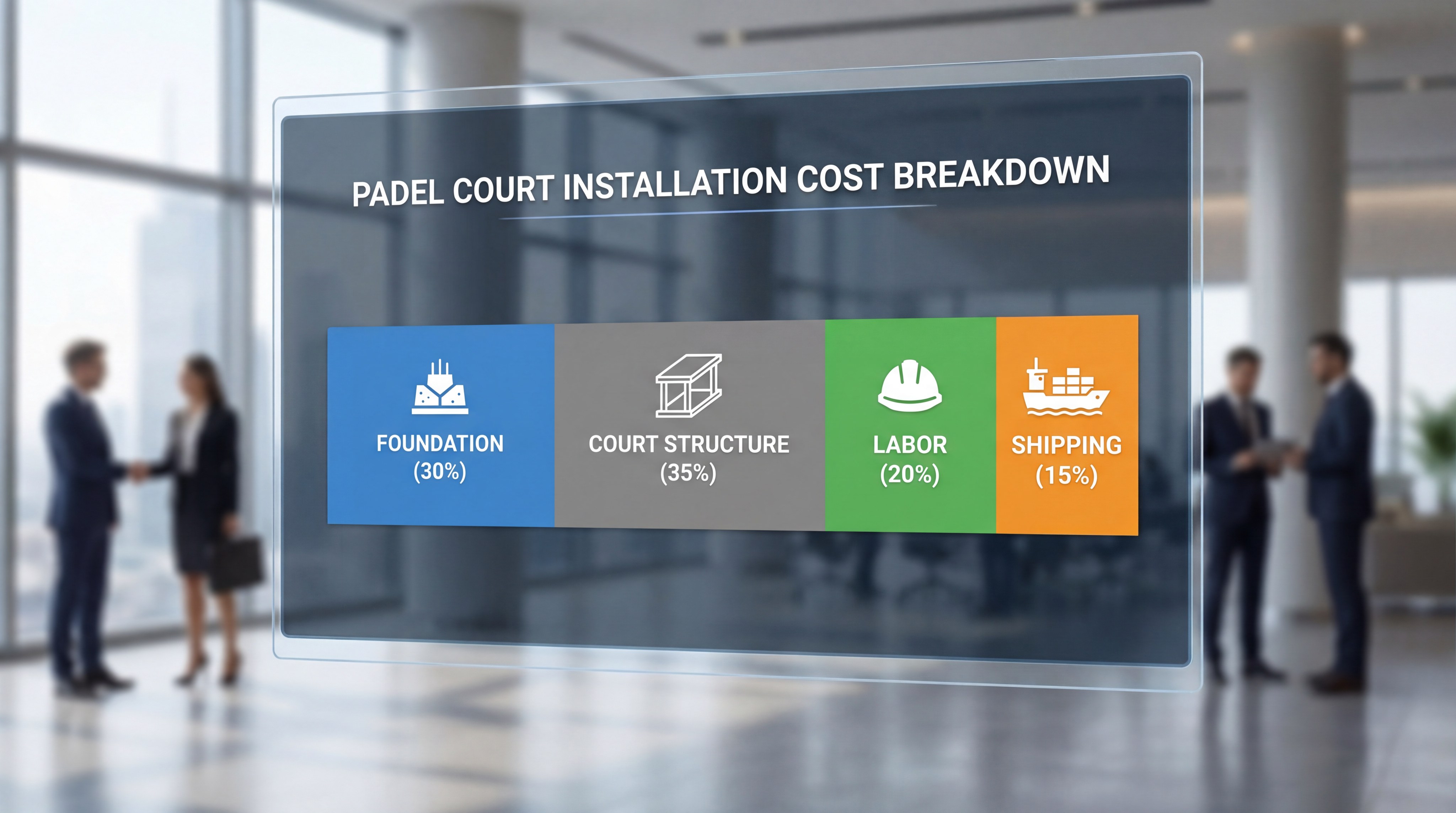 Padel court installation cost breakdown