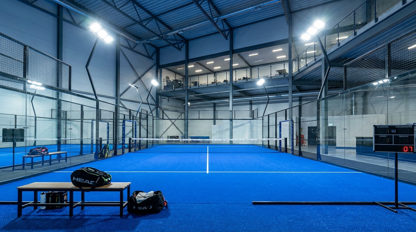 padel court interior architectural