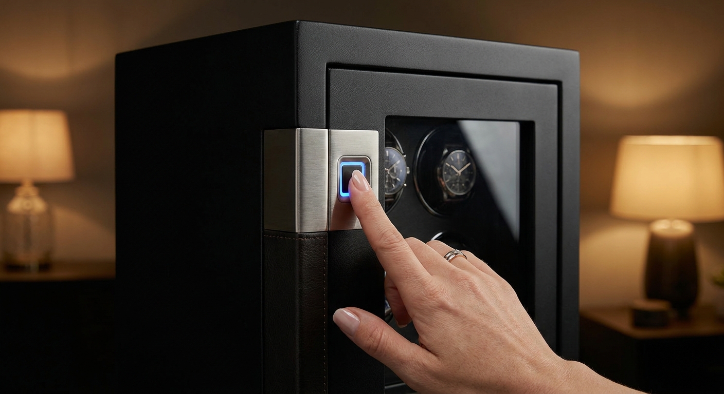 Biometric Luxury Watch Safe