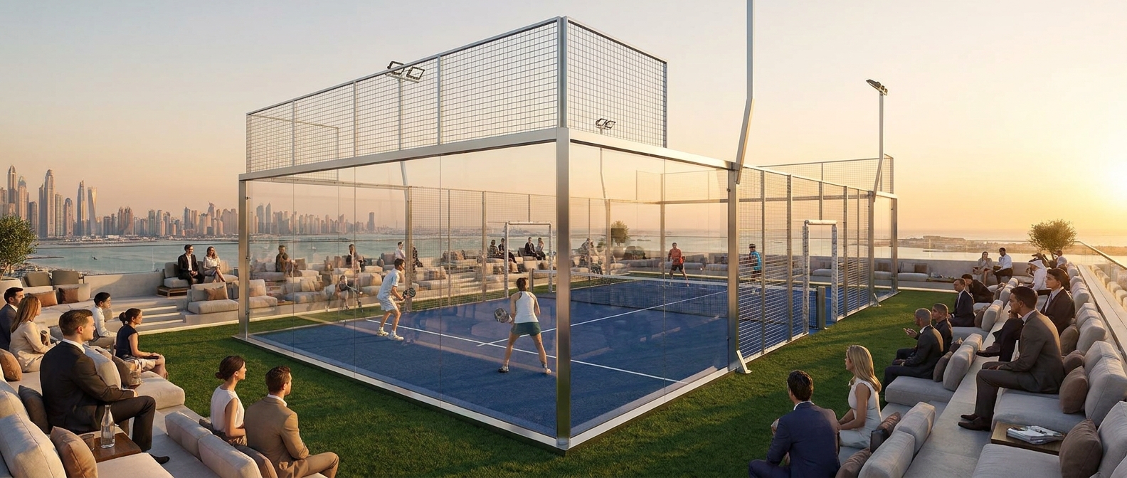 Why choose a panoramic padel court for your facility?