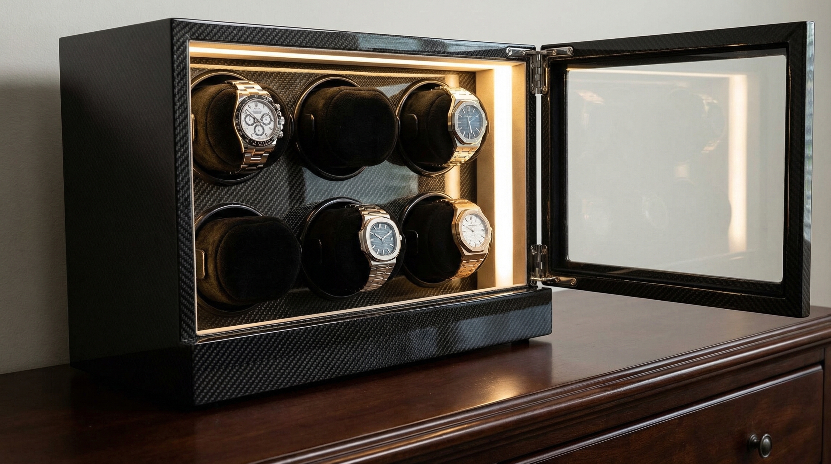 luxury modular watch winder insert