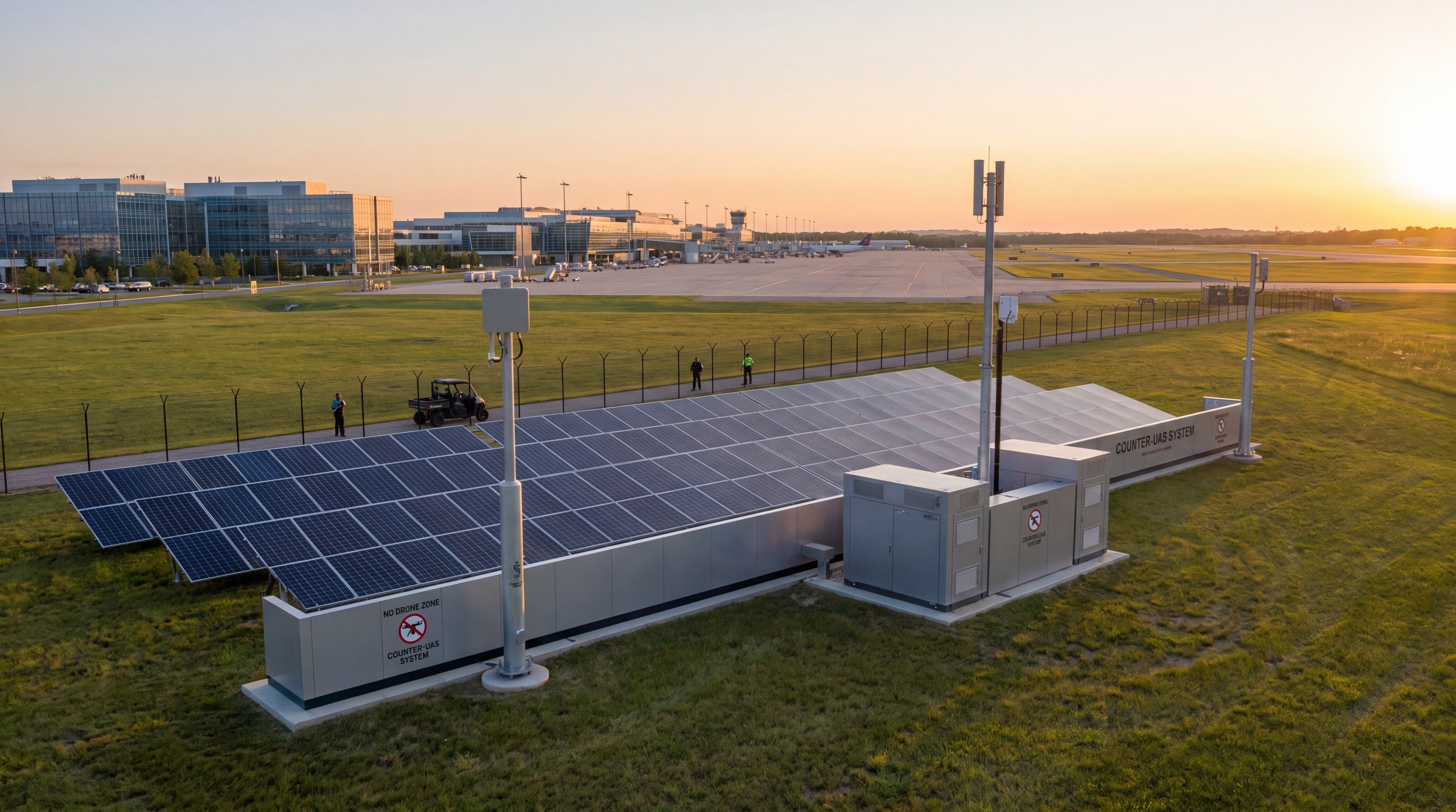 Solar drone station