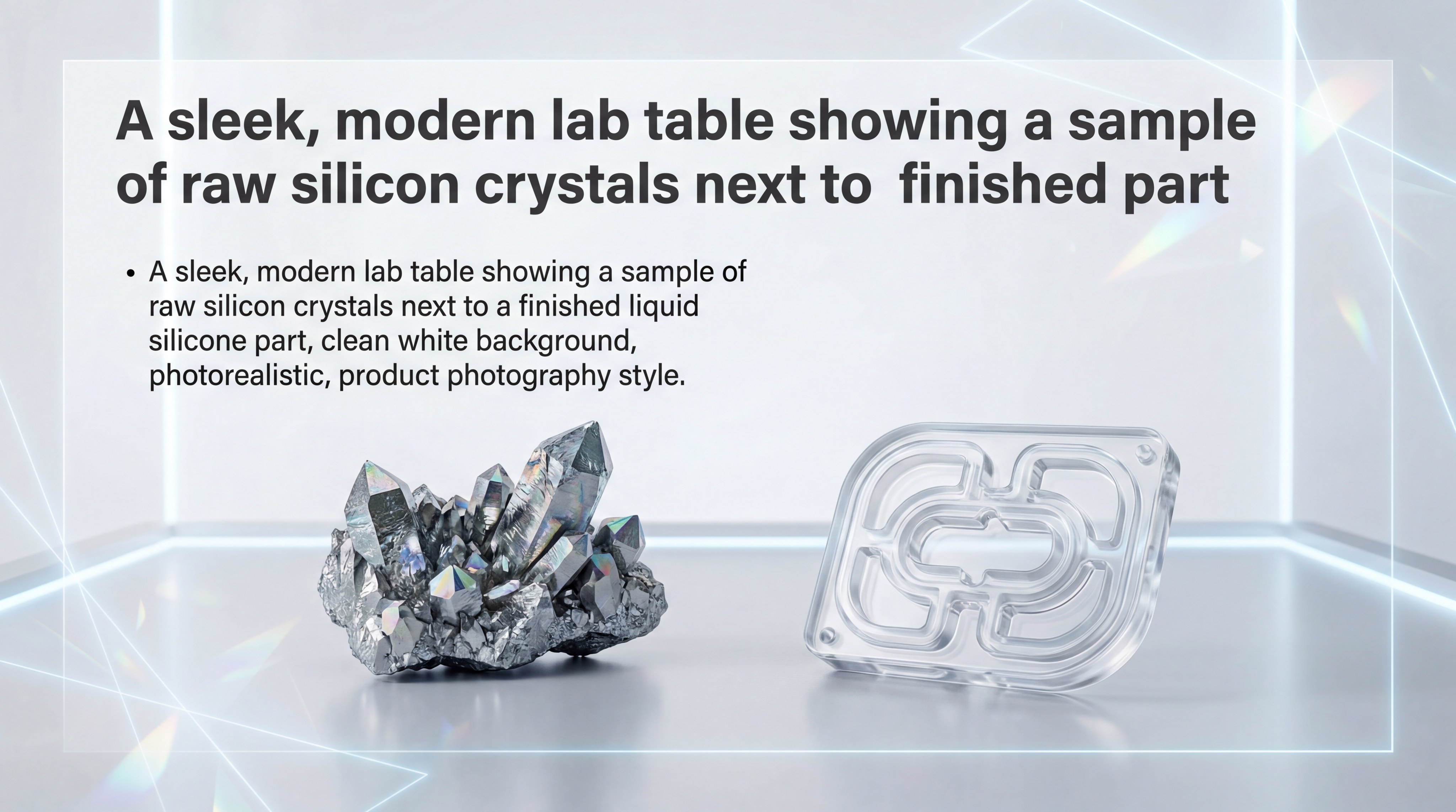 Silicon crystal to product comparison