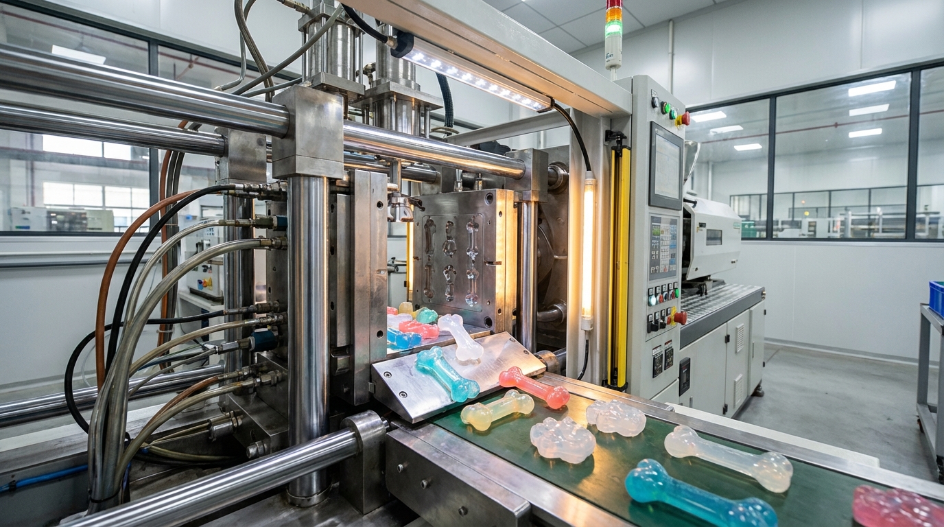 Inside a silicone injection molding factory