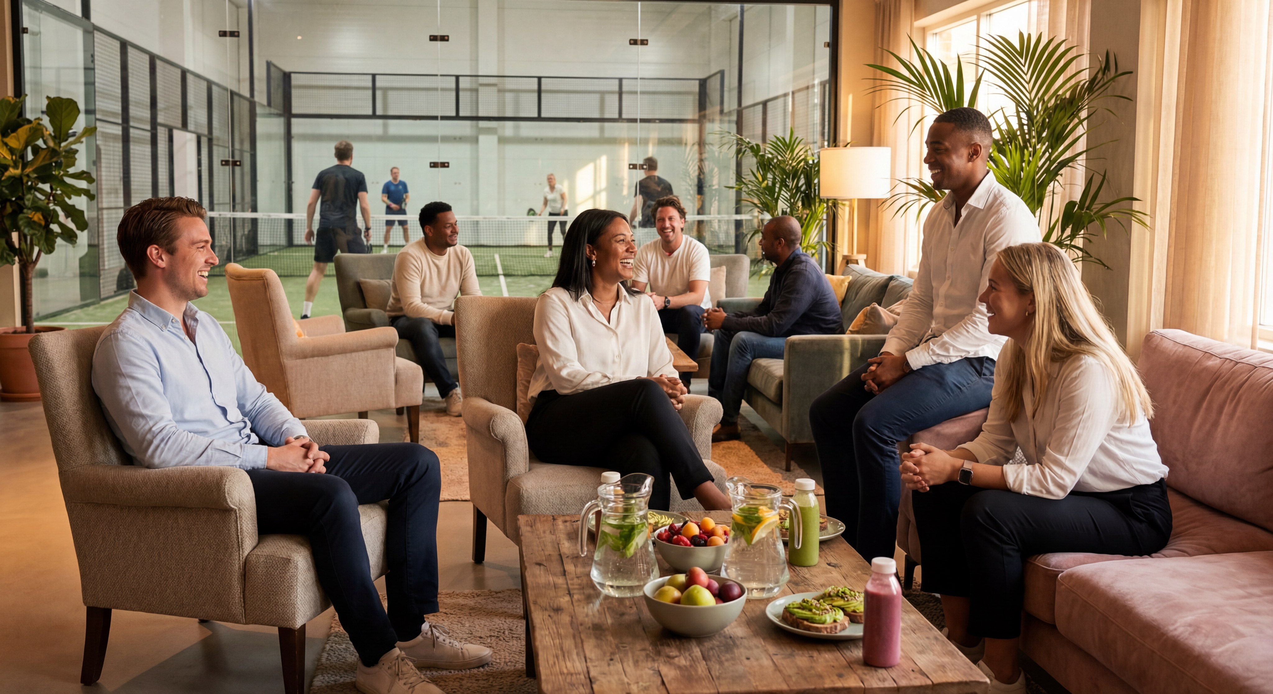 startup founders lounge gathering