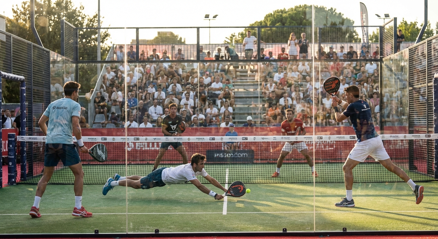 padel ball vs pickleball action