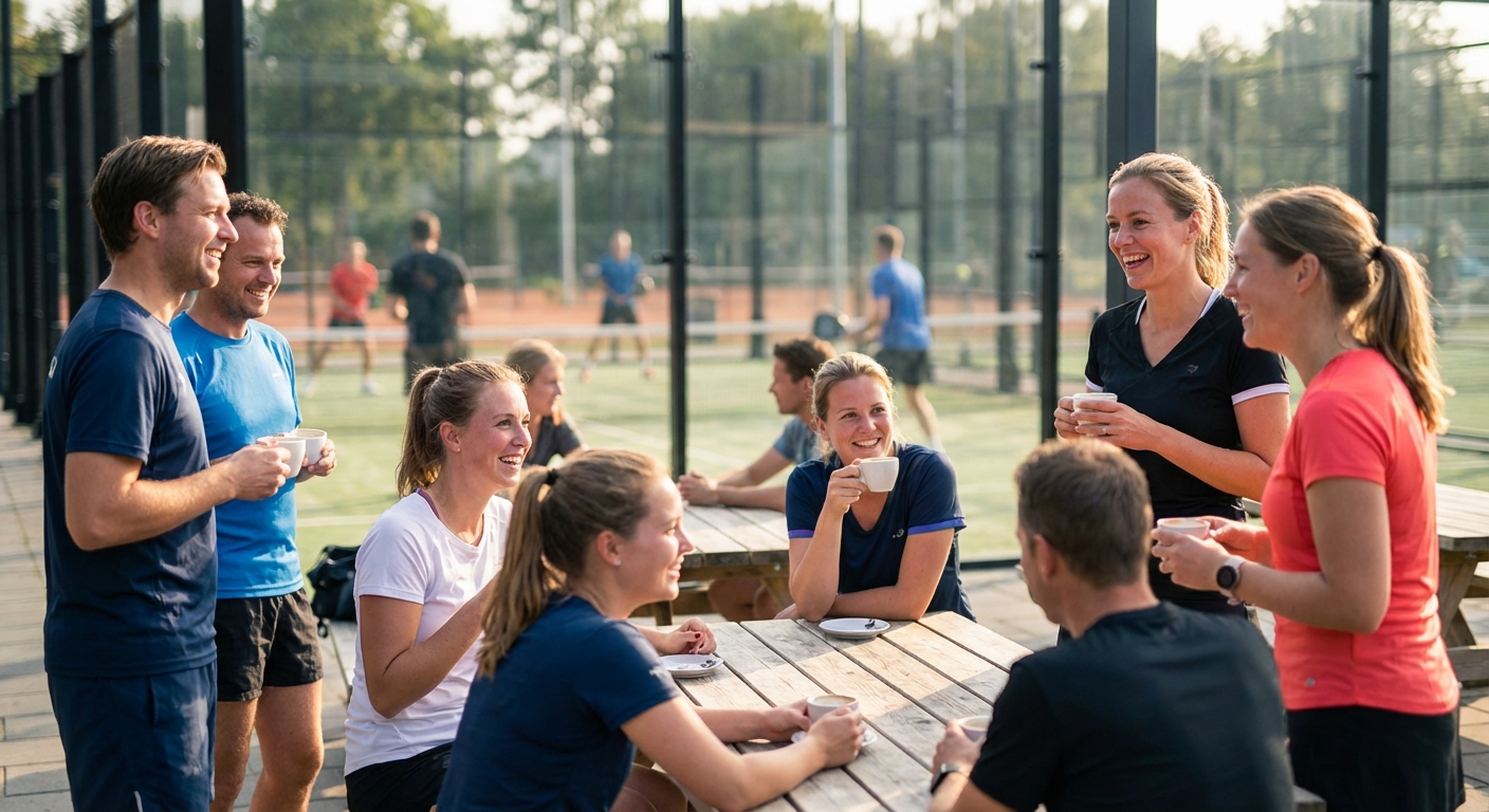 padel club social gathering