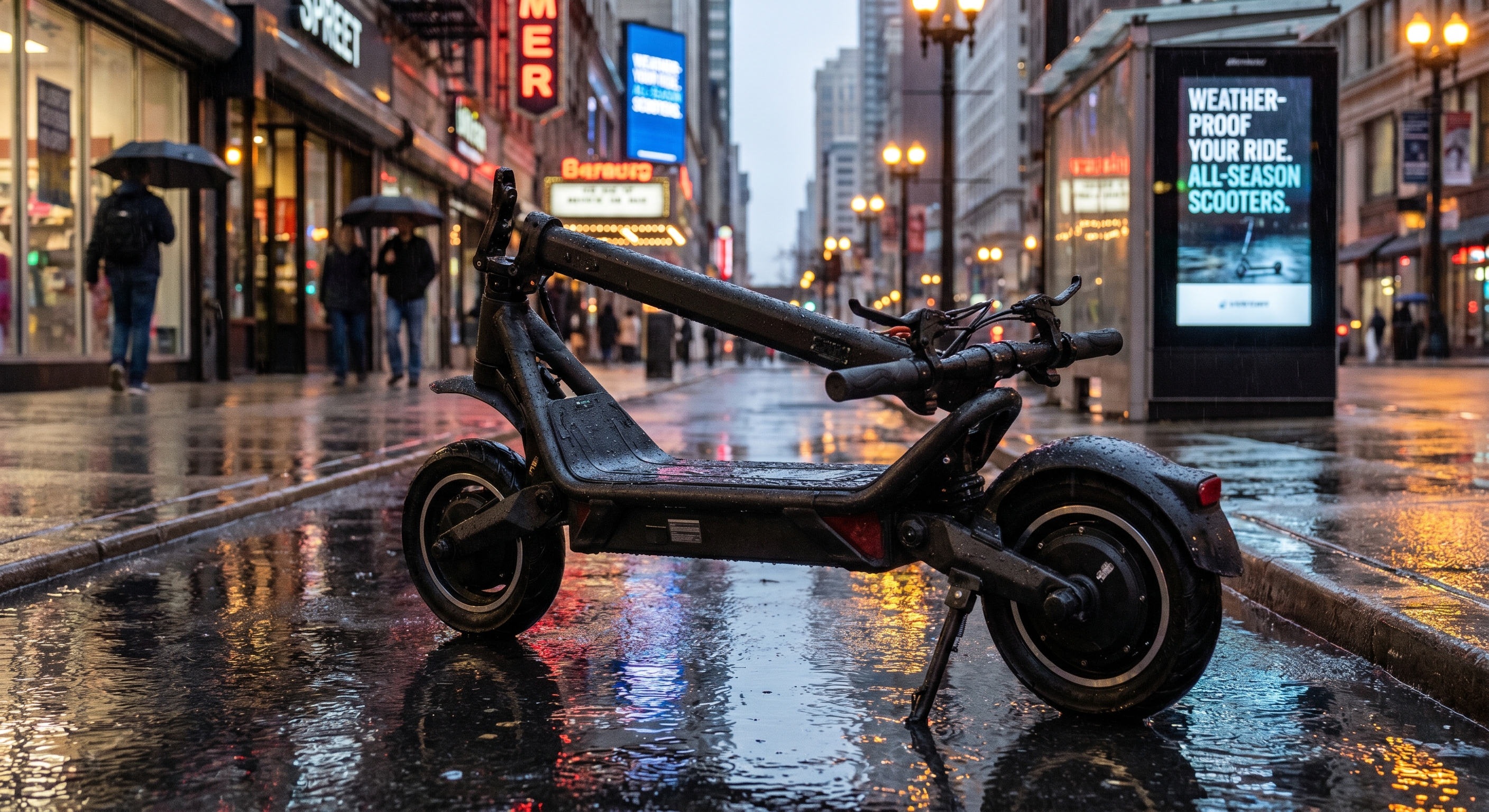 Electric Scooter Rain Weather Impact