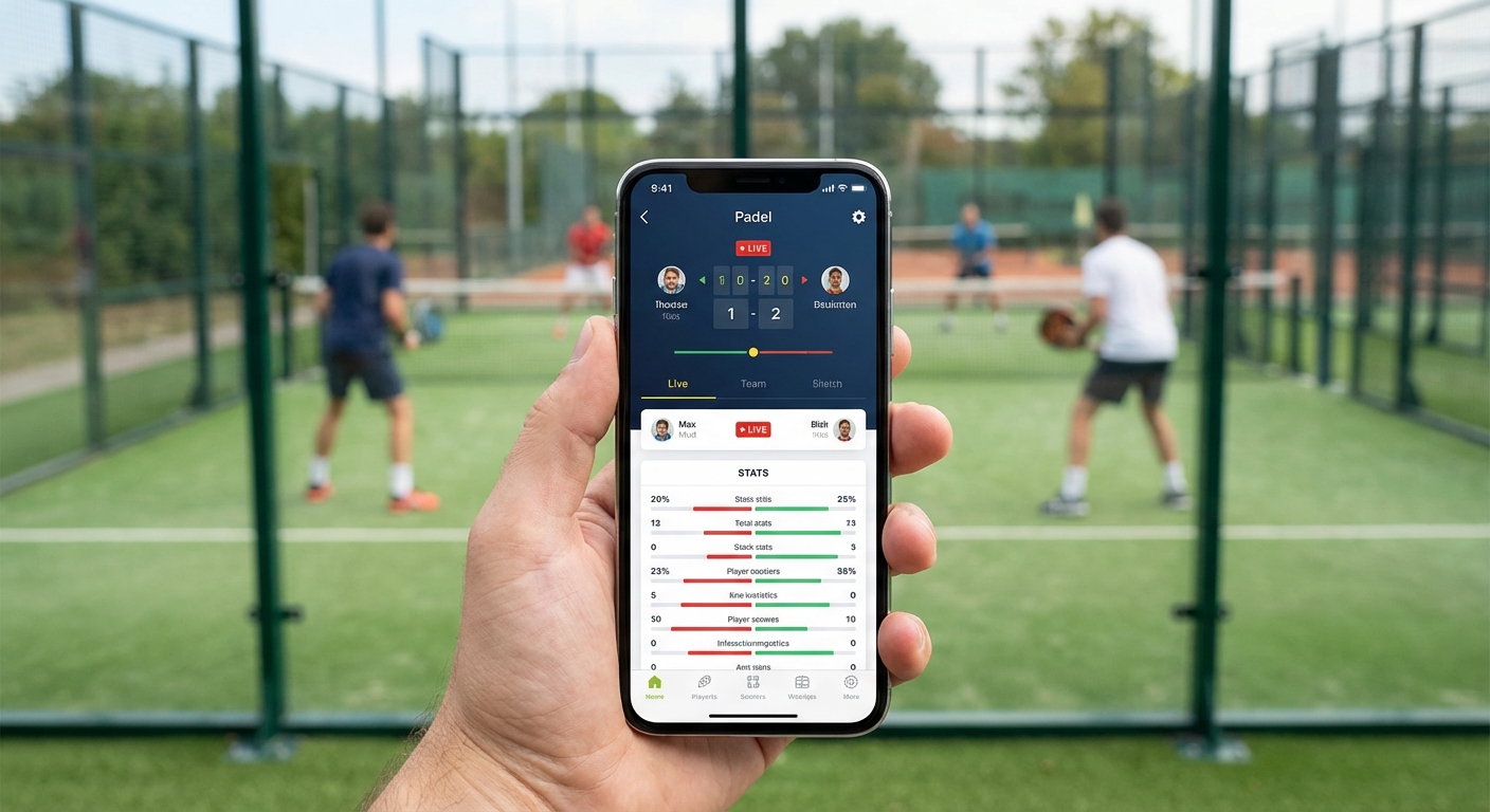 smartphone sports stats padel index 7