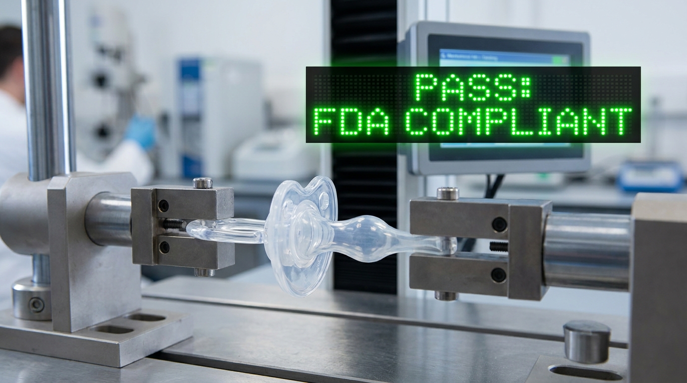 Baby pacifier fda compliance test