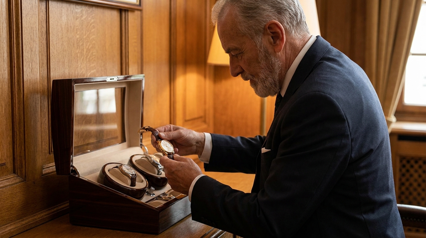 luxury watch winder gentleman