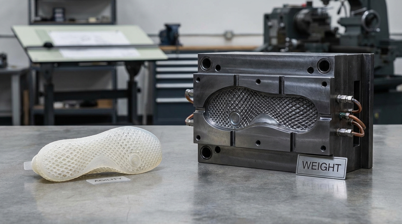 Prototype vs Mold comparison