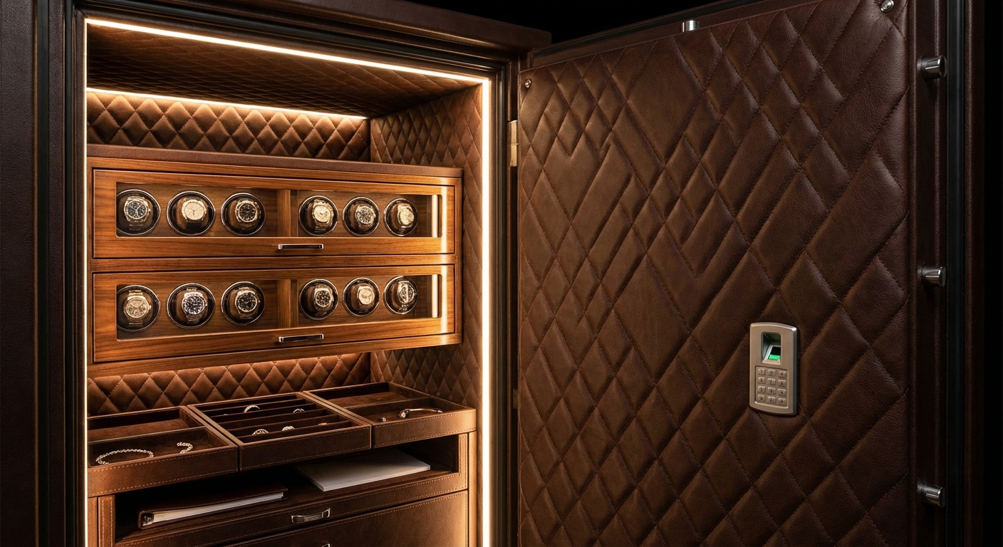 luxury safe interior visualization