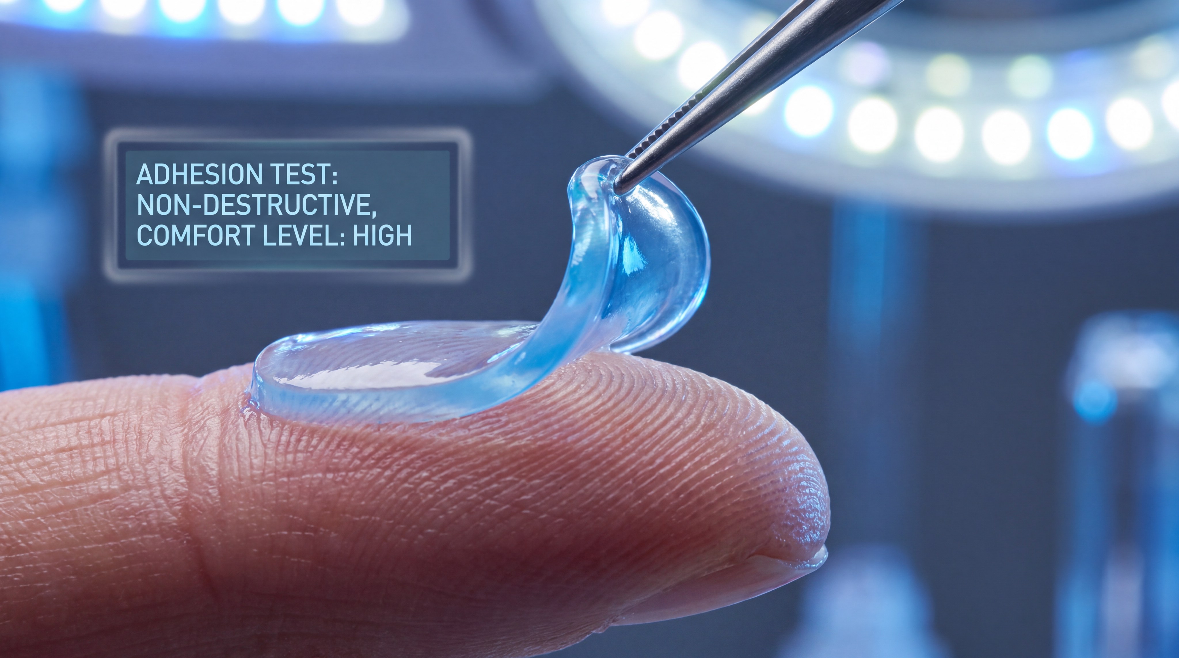 silicone gel macro closeup