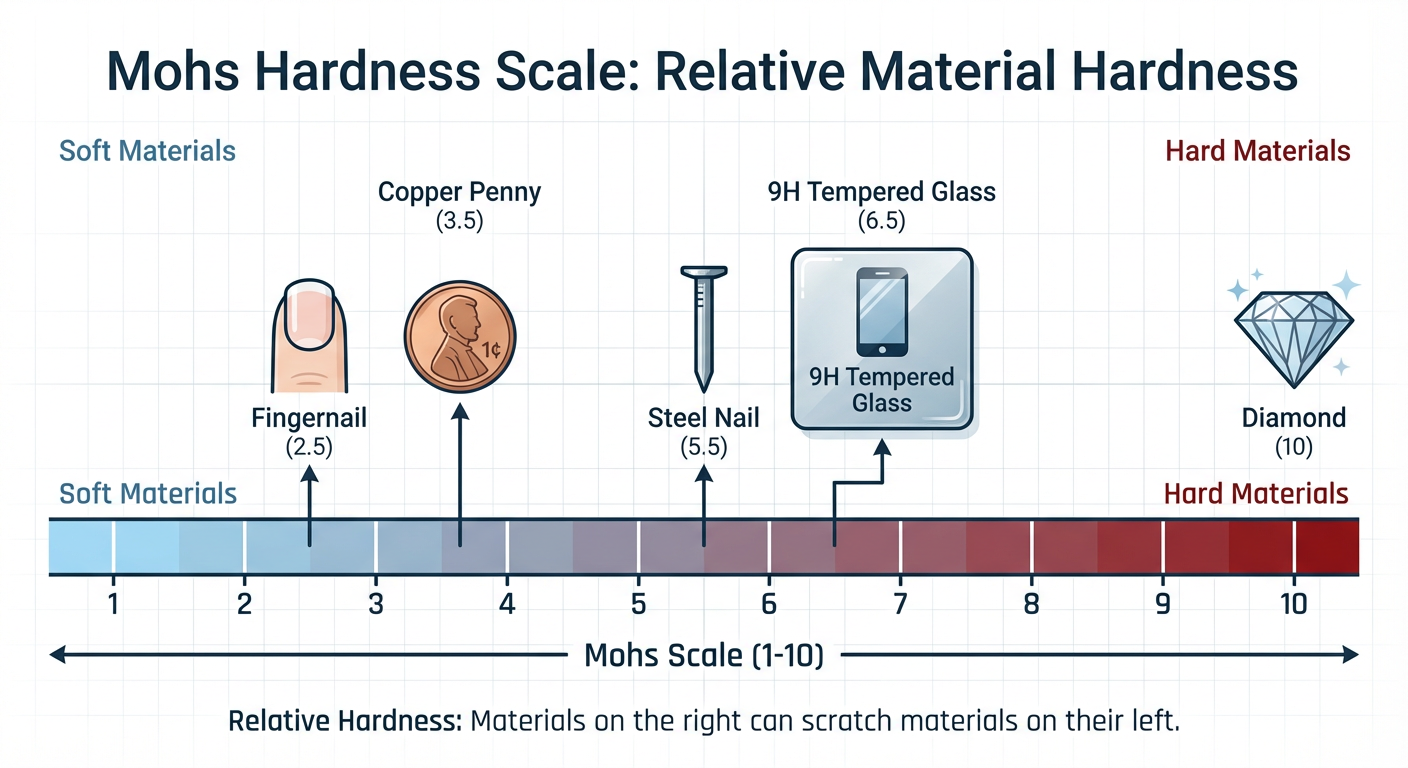 mohs hardness scale comparison