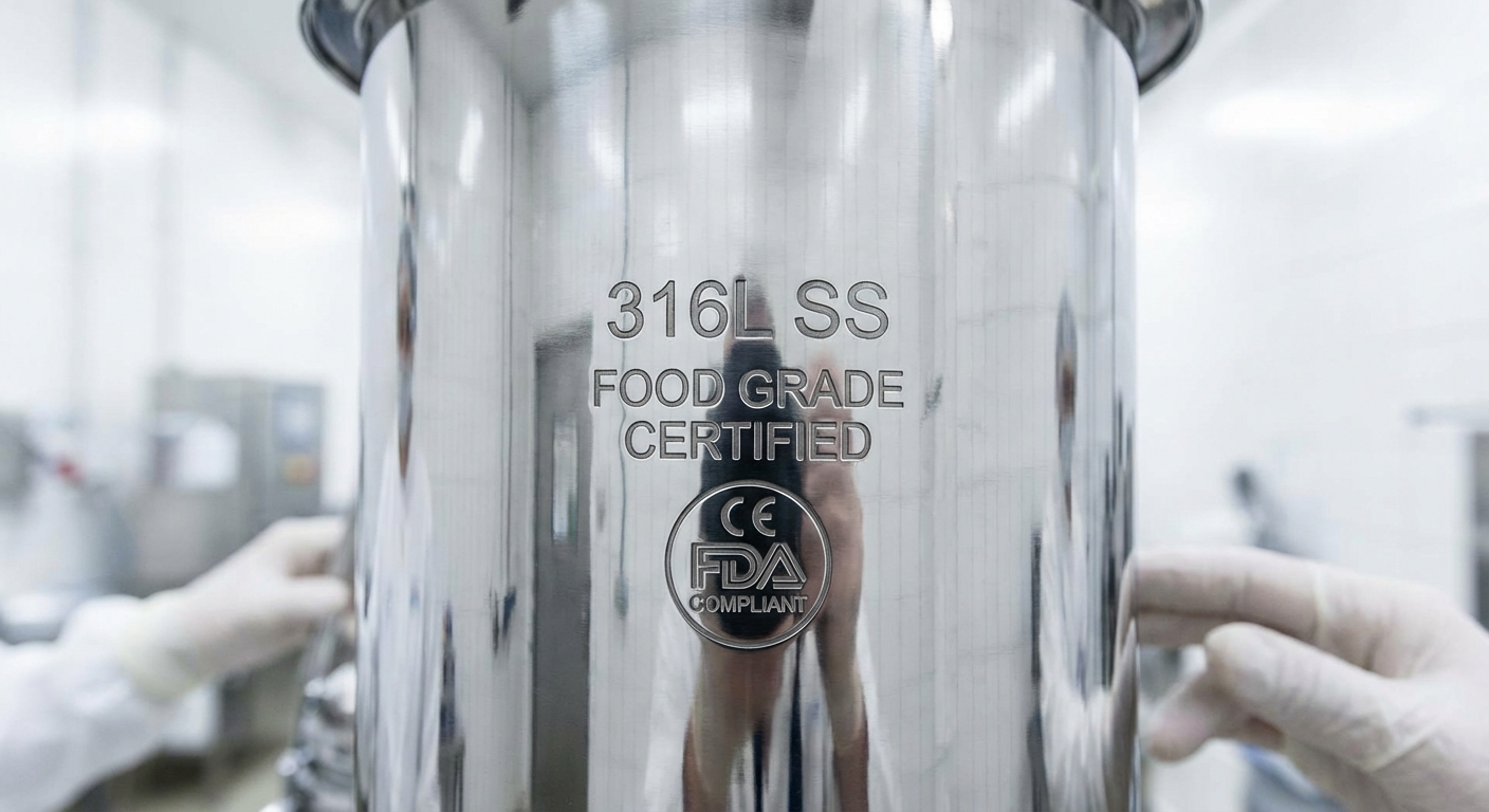 Industrial vacuum powder feeder integrated into a coffee packaging line.