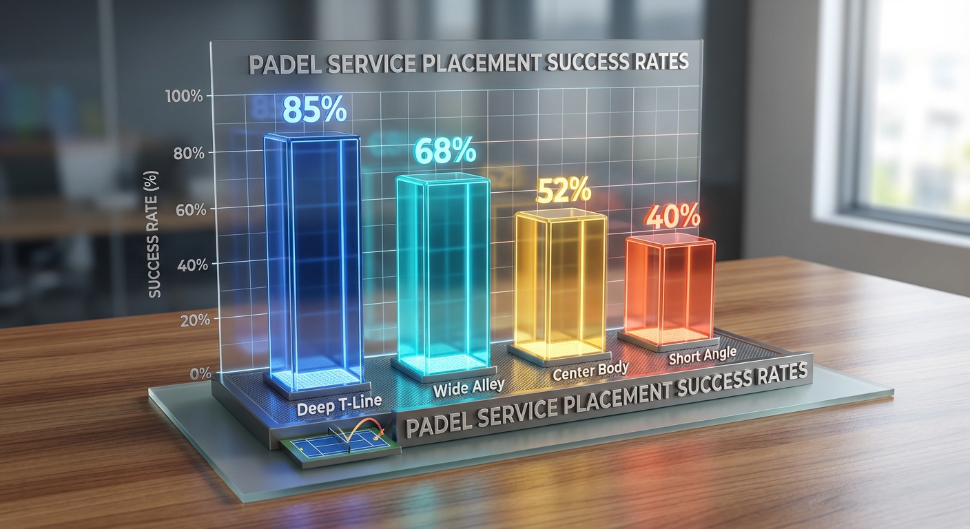 Padel Service Success Chart