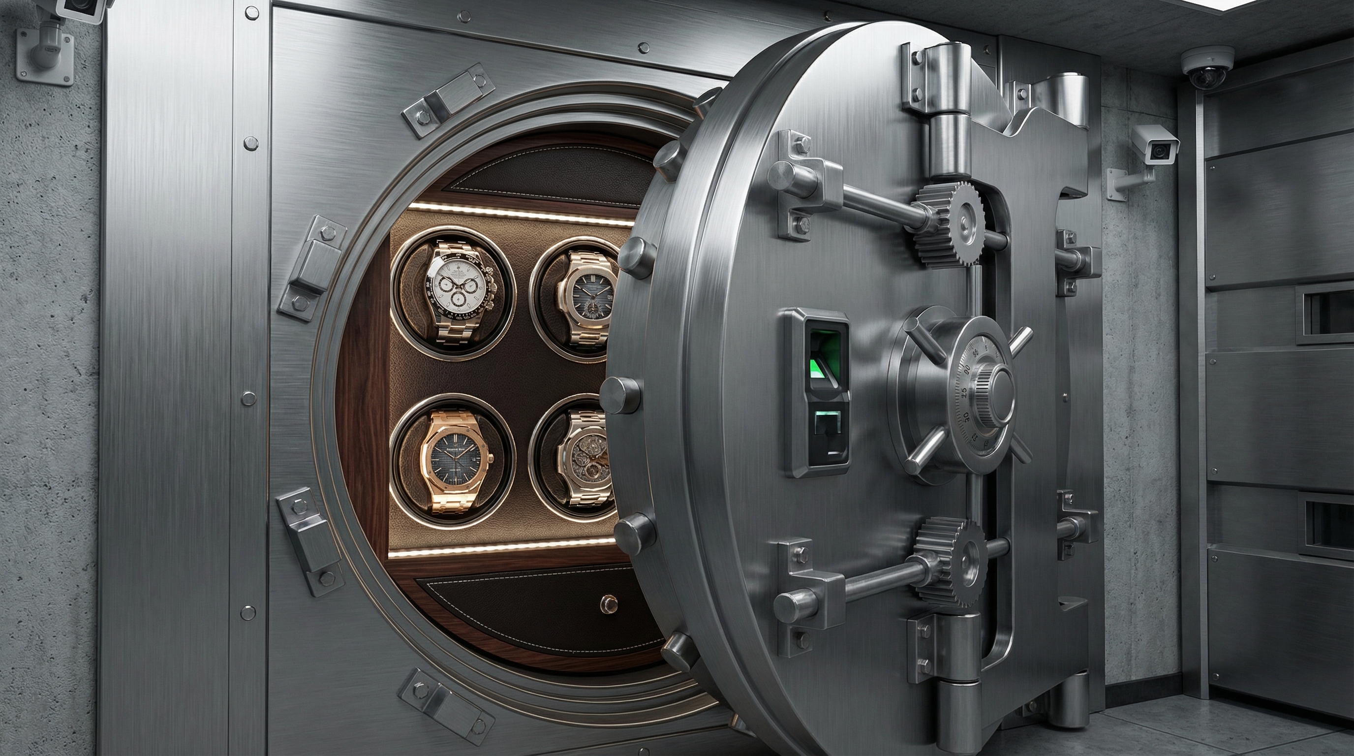 luxury watch safe display