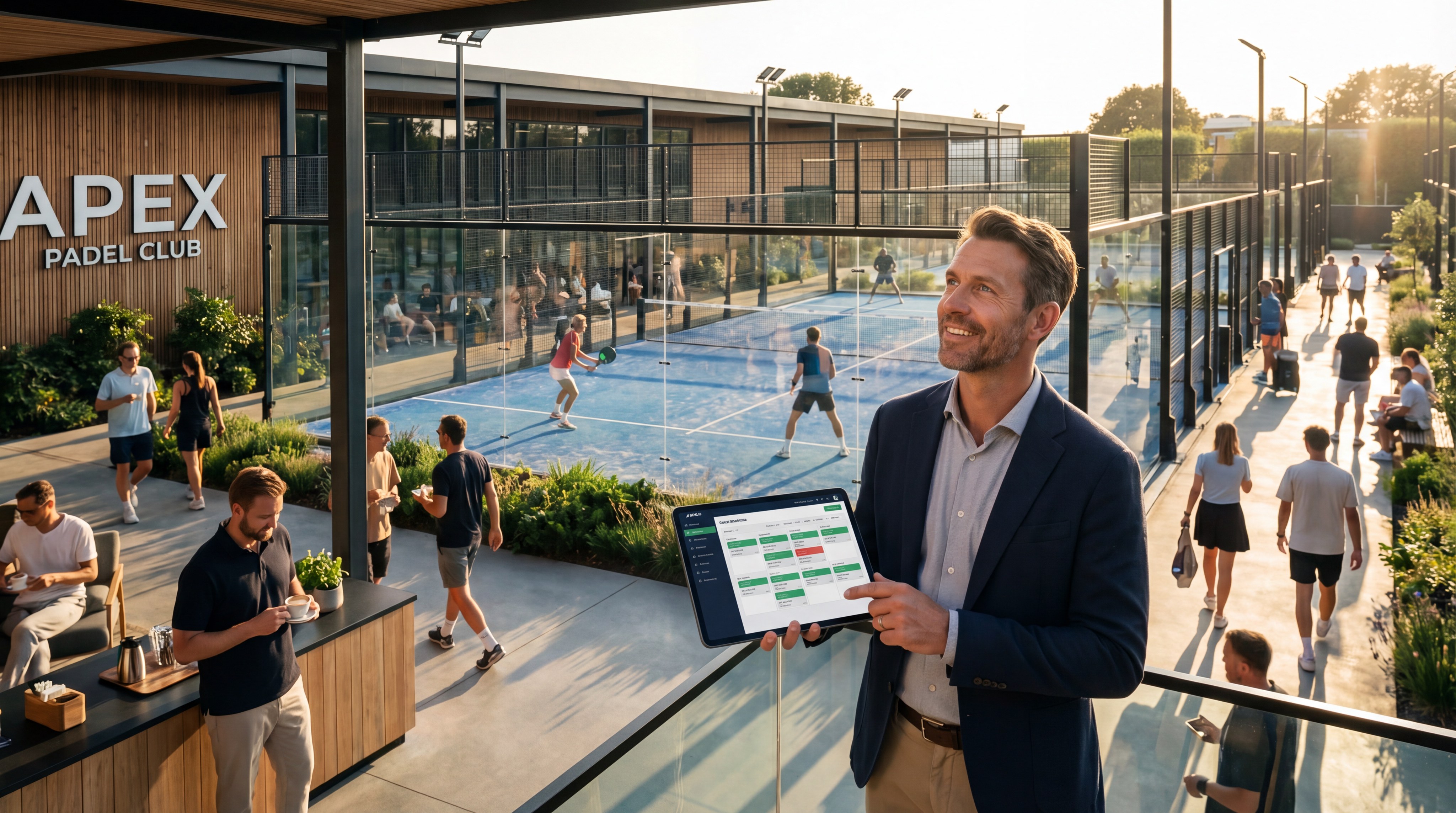 premium padel club management