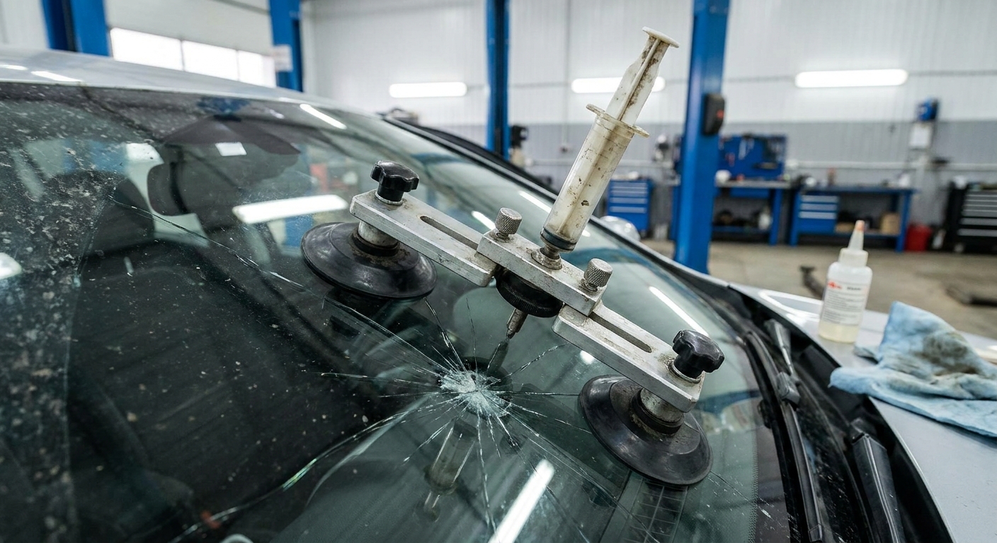 Professional glass repair tool