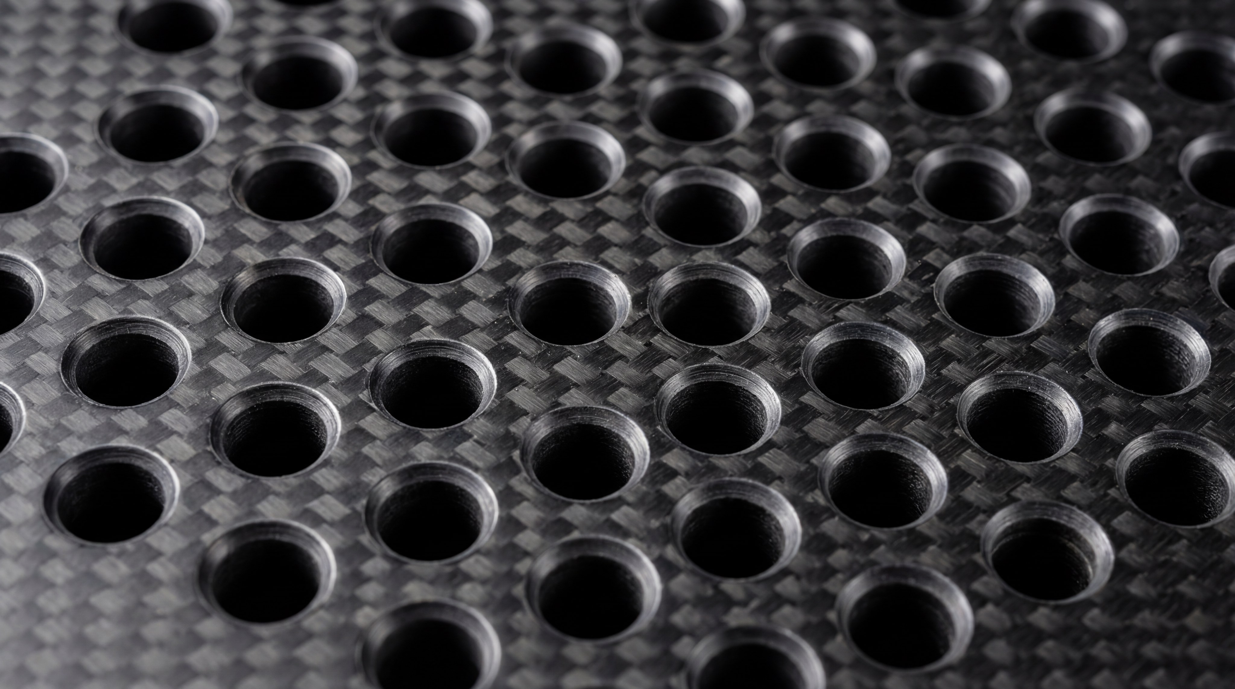 Padel racket hole pattern macro