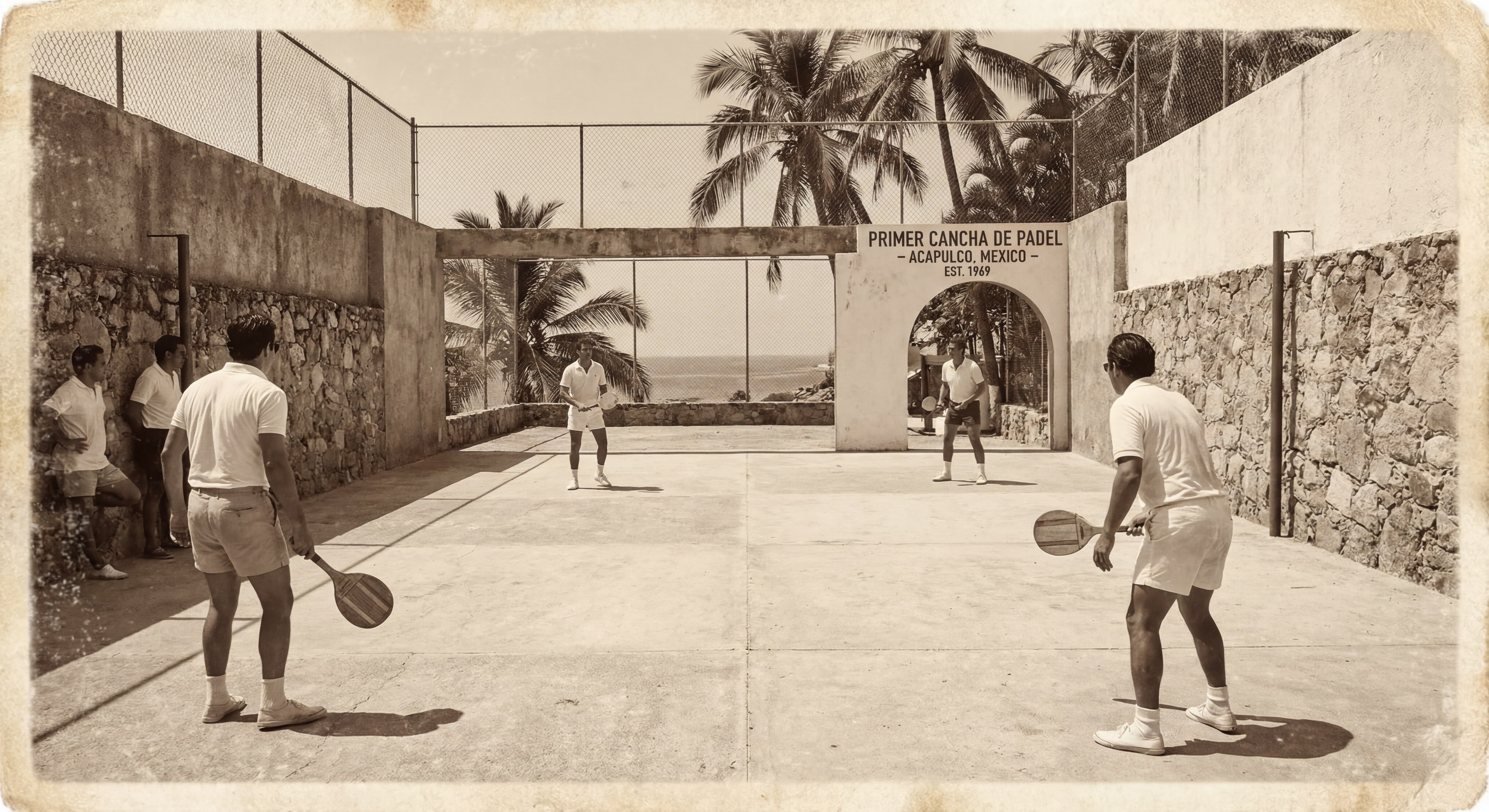 acapulco first padel court 1969