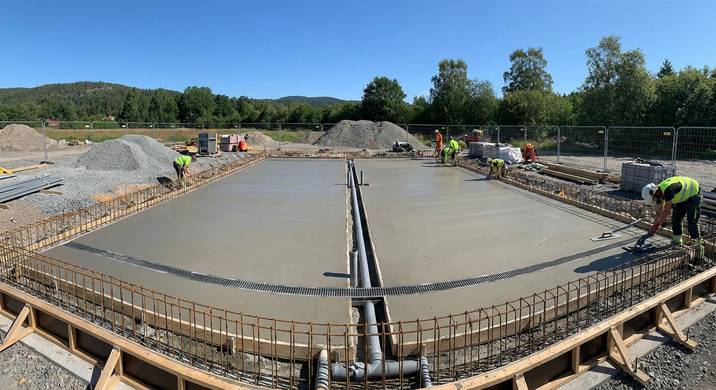 How do you build a panoramic padel court foundation?