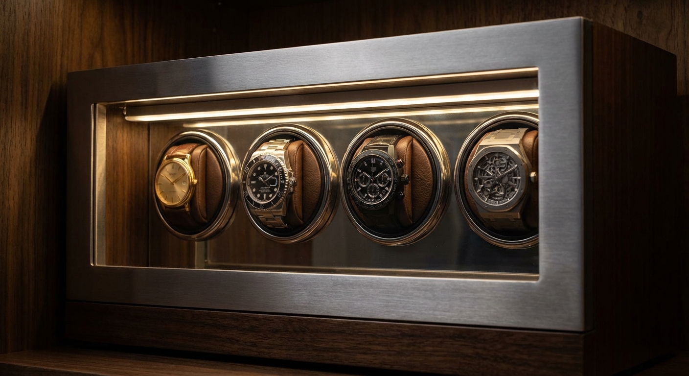 Luxury Quad Watch Display