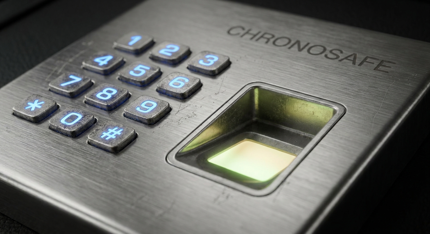 luxury watch winder safe keypad