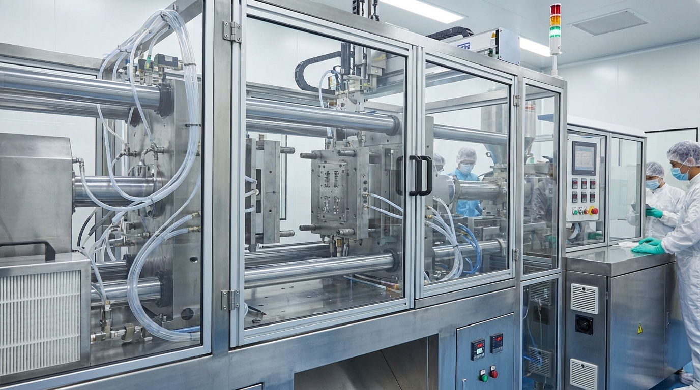 lsr injection molding machine cleanroom