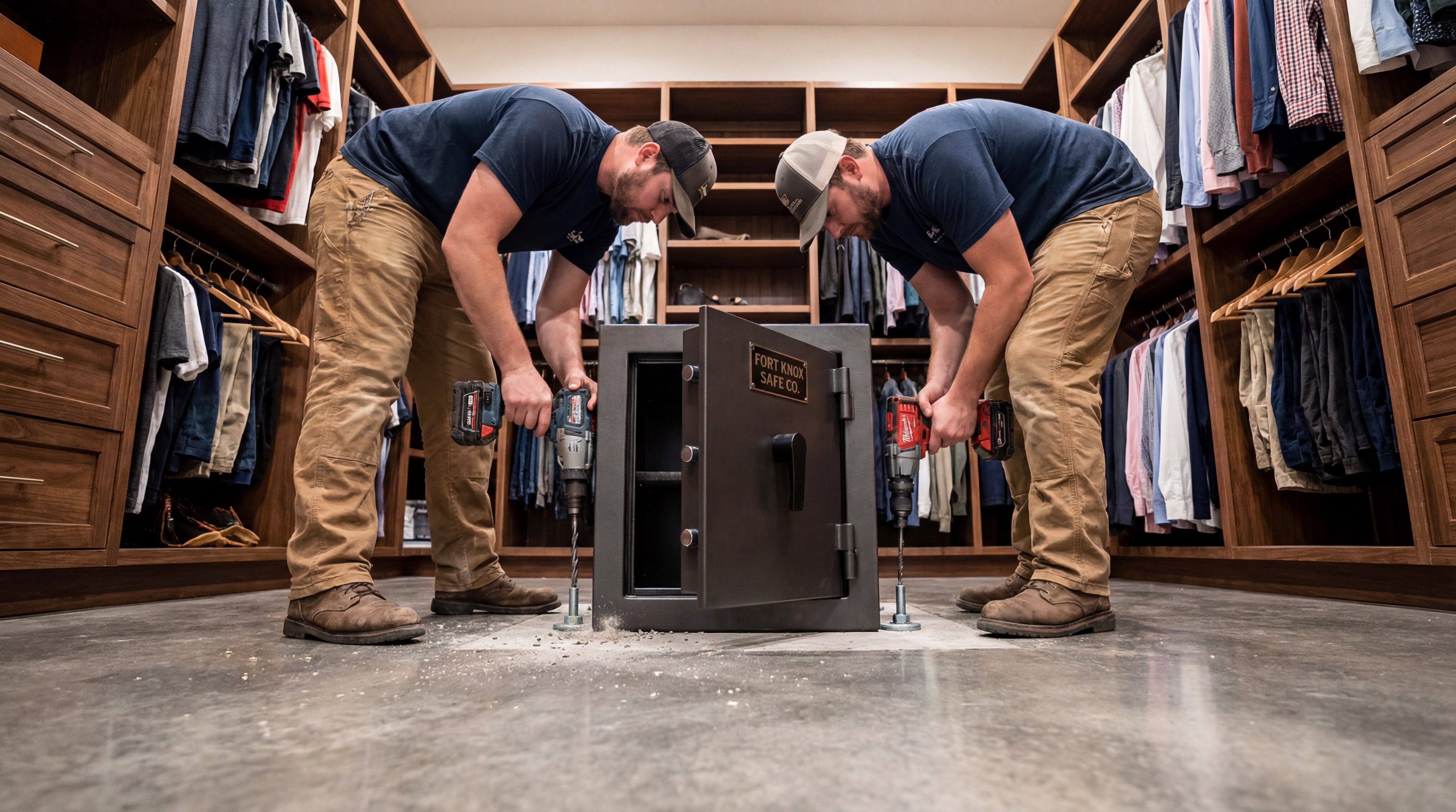 luxury watch safe installation