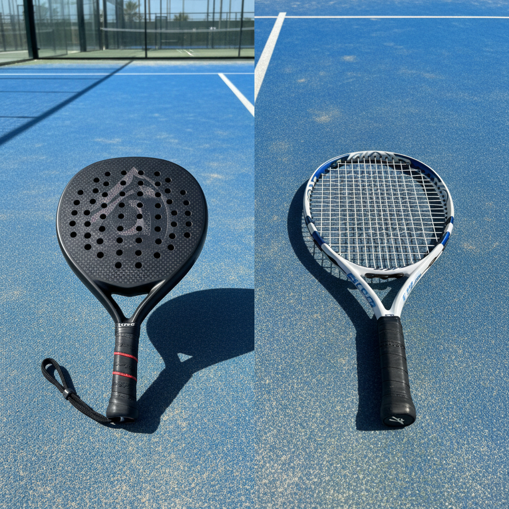 padel vs tennis racket comparison