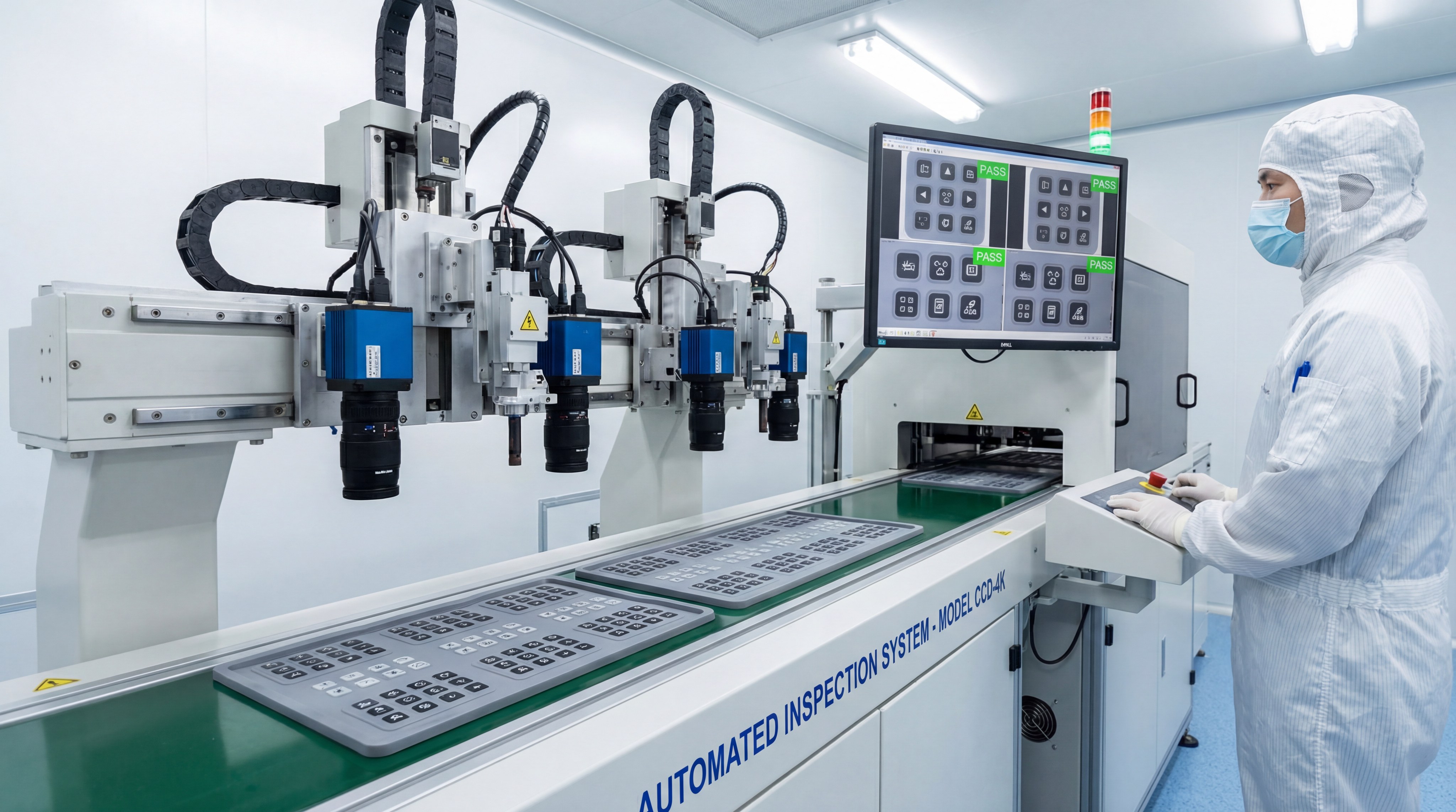 CCD Inspection for Keypad Quality Control