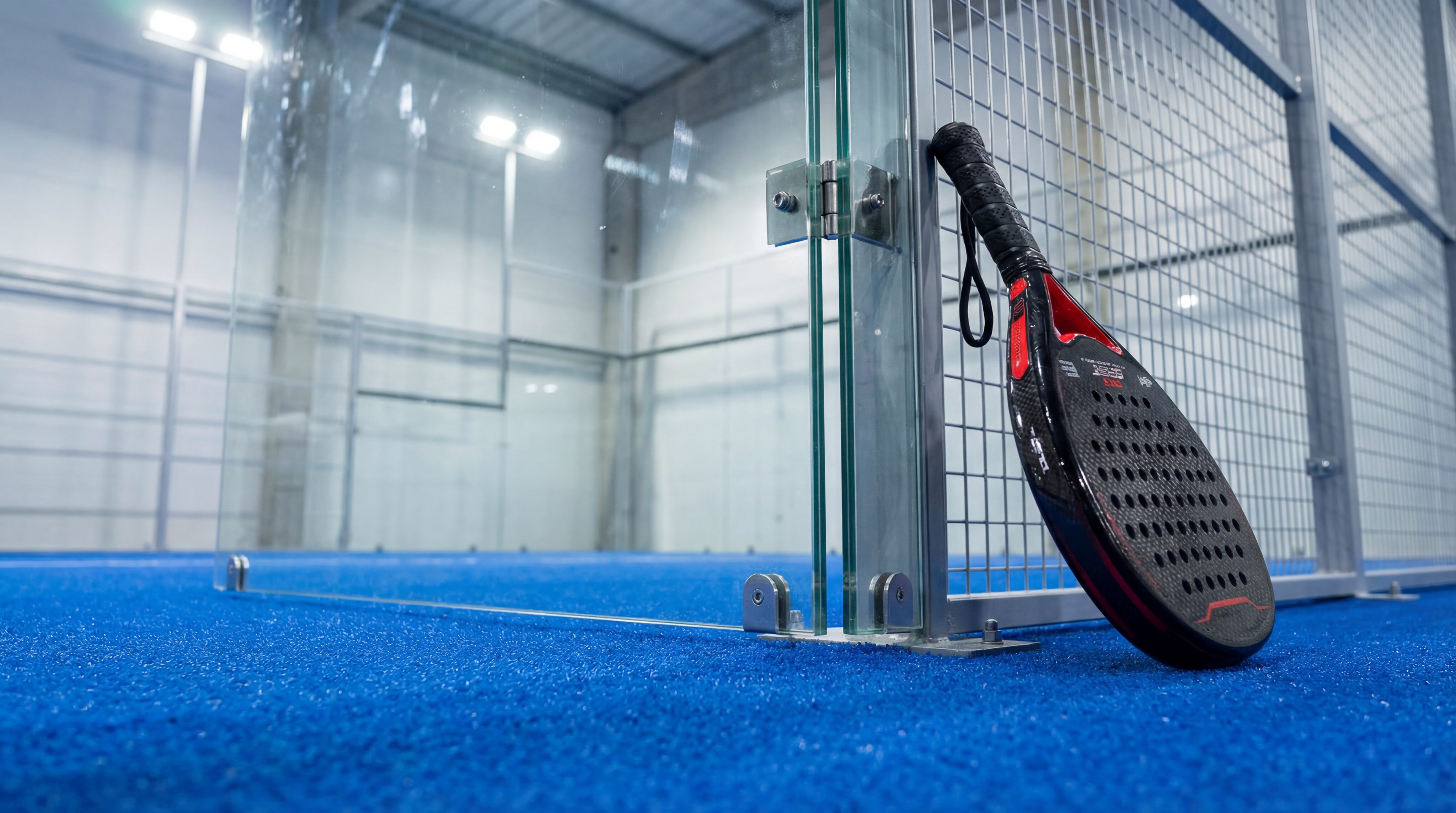 Indoor Padel Court Close-up